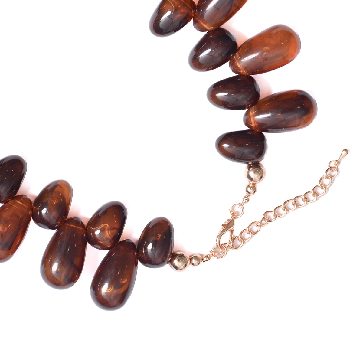 Colar com acabamento em ouro amarelo de 18k - Colnur