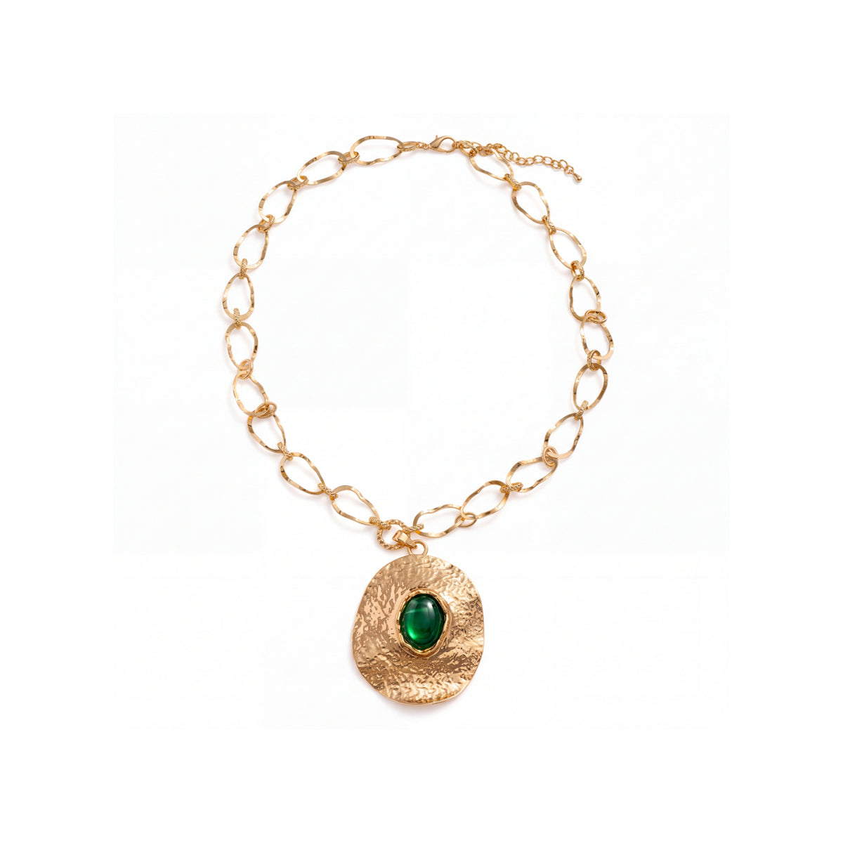 18k yellow gold-finished necklace - Verzorg