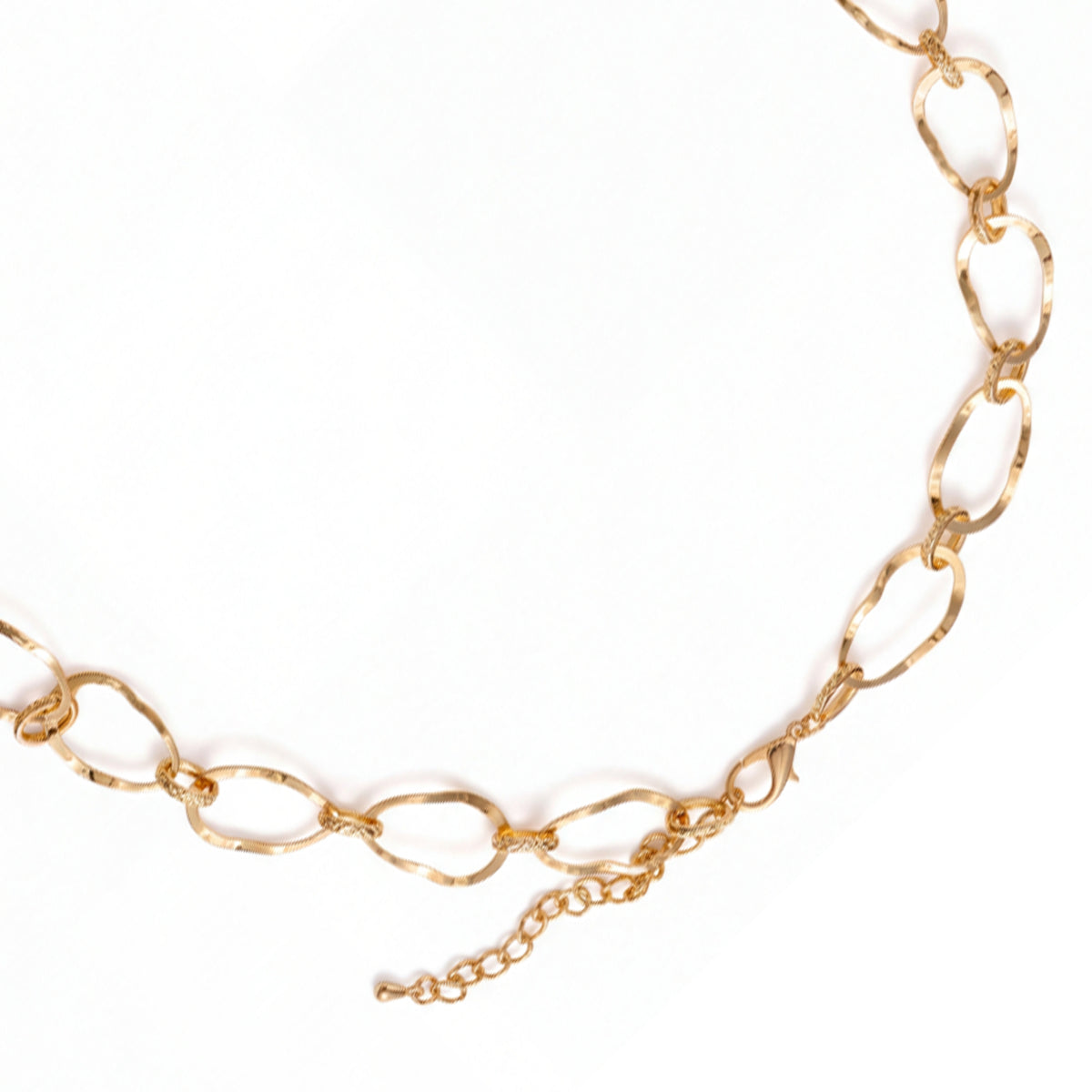 18k yellow gold-finished necklace - Verzorg