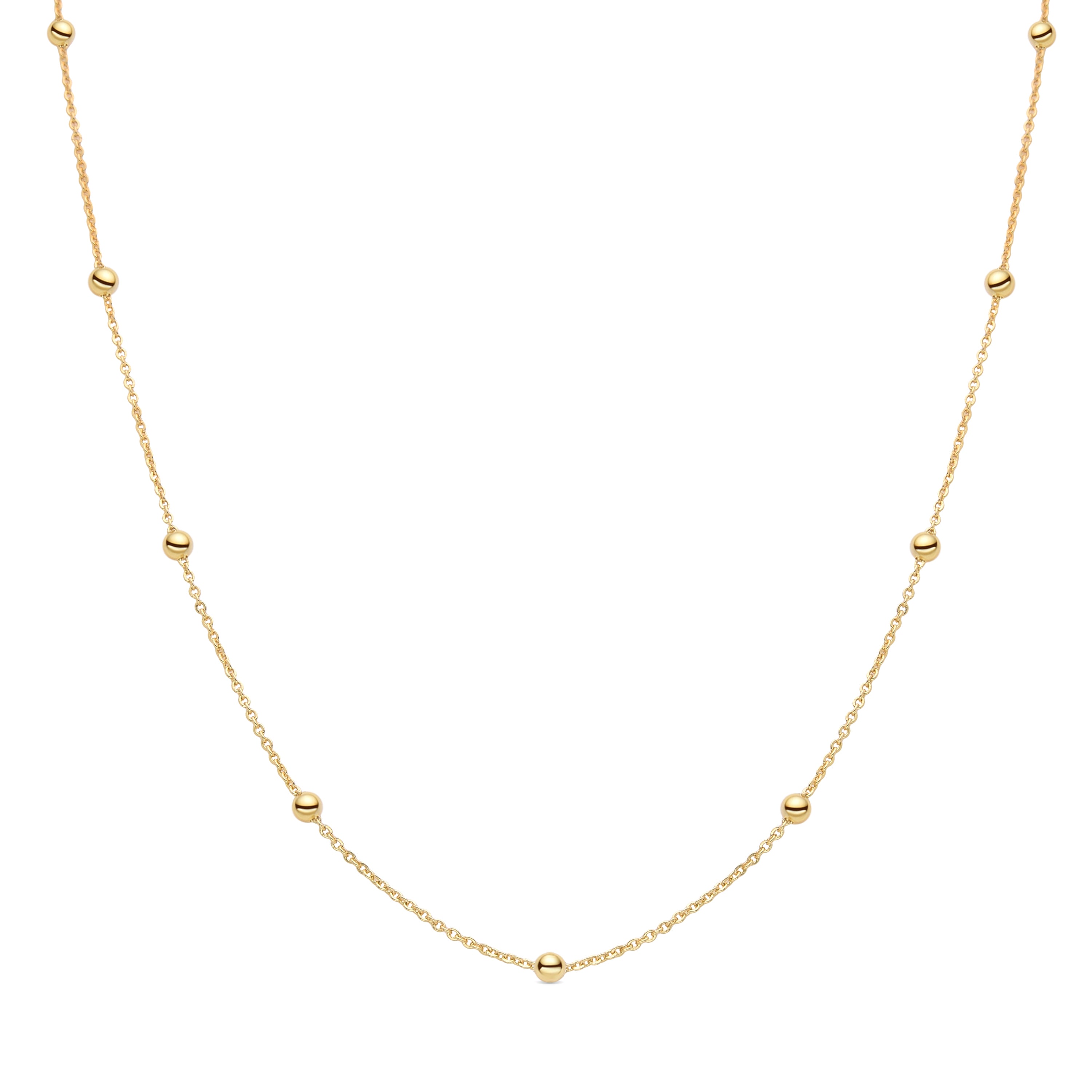 Collier finition en or jaune 18K - Liydat