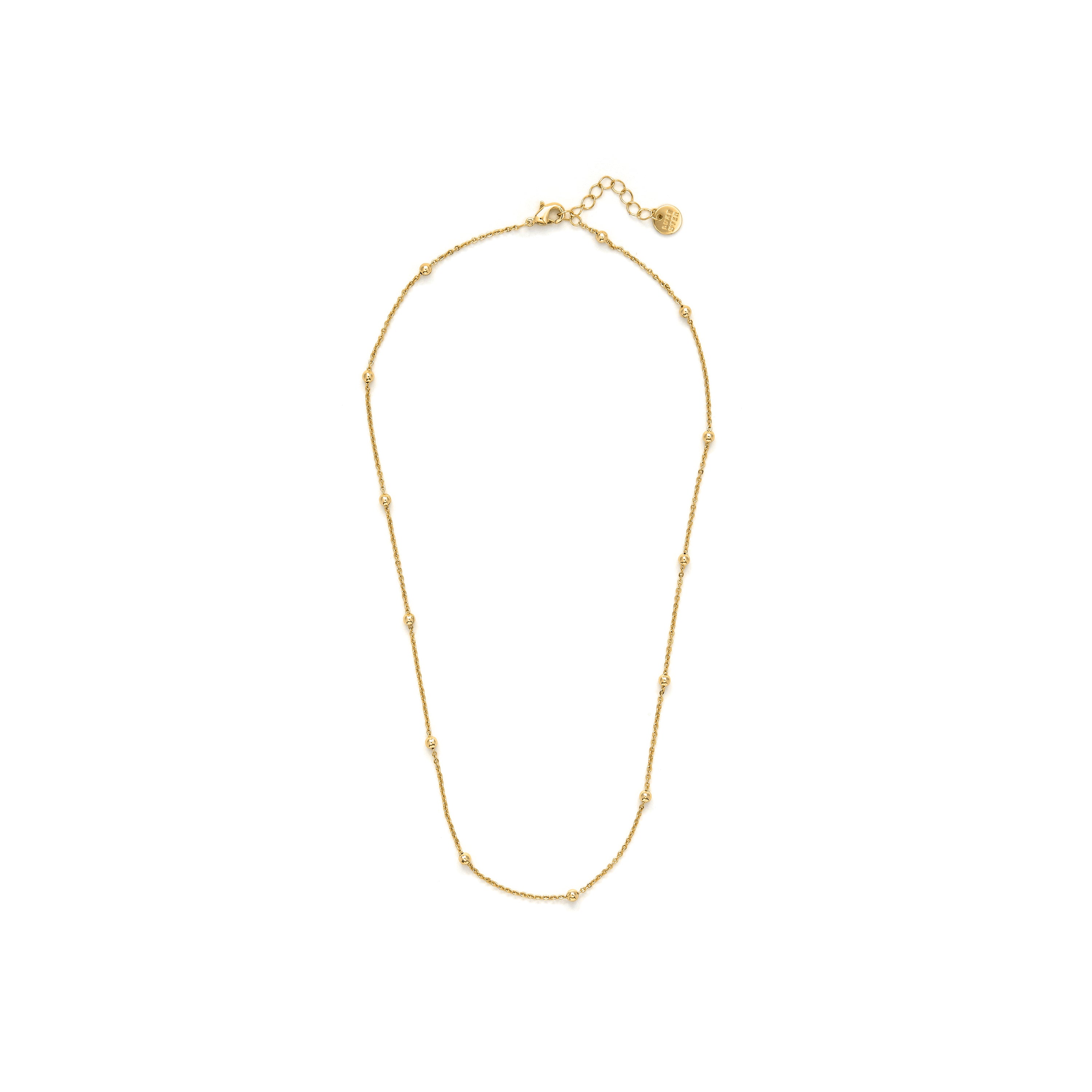 18K yellow gold finished collar - Liydat