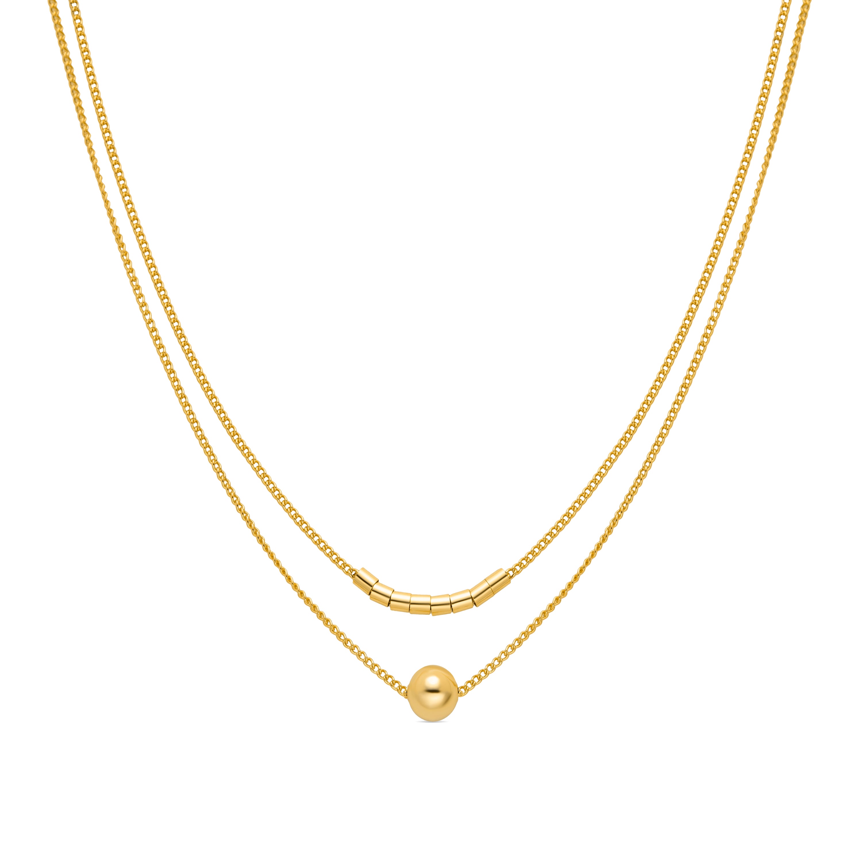 Colar acabado em ouro amarelo de 18K - Nothie