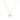 Trebol necklace with 18K gold finish