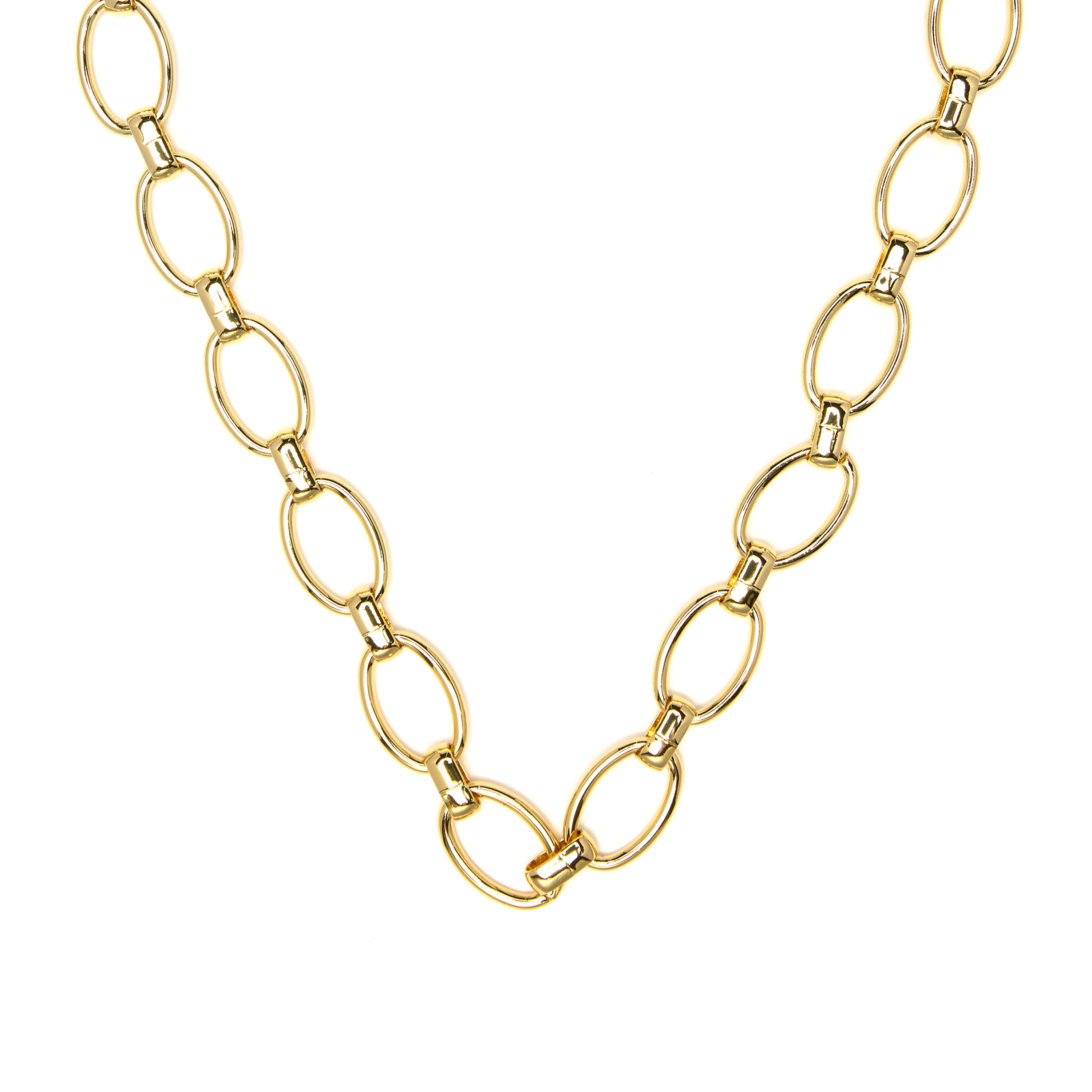 Collar de 42cm acabado en Oro Amarillo de 18k - Ciati
