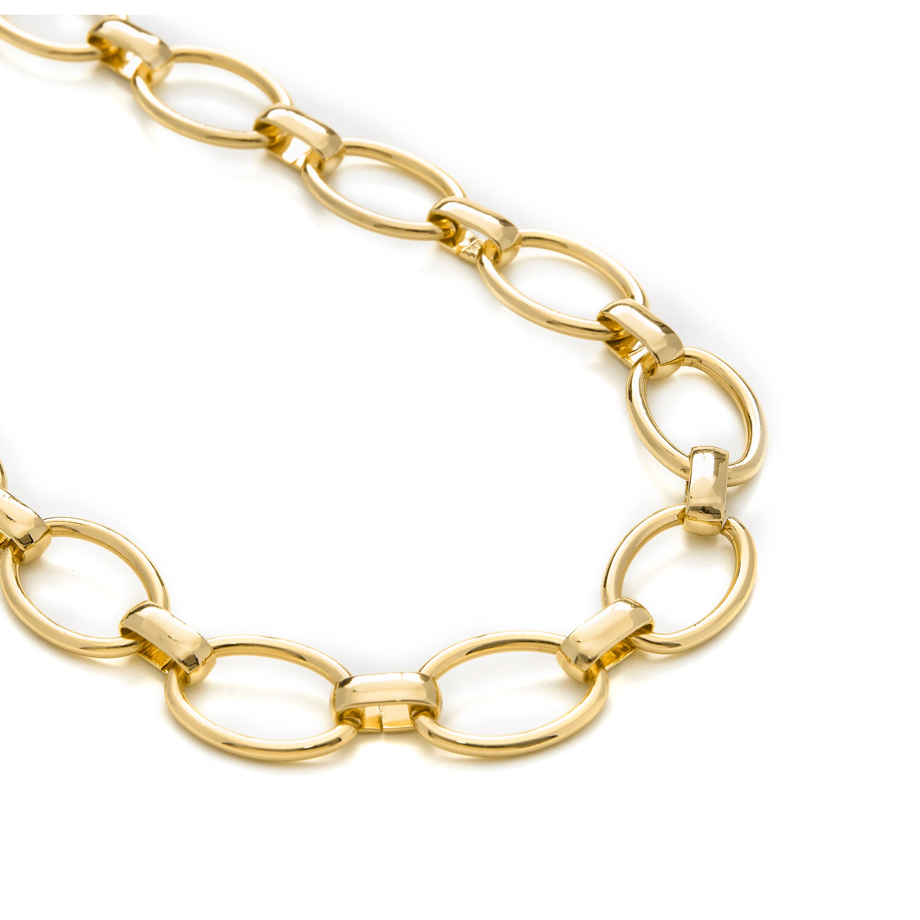 Collar de 42cm acabado en Oro Amarillo de 18k - Ciati