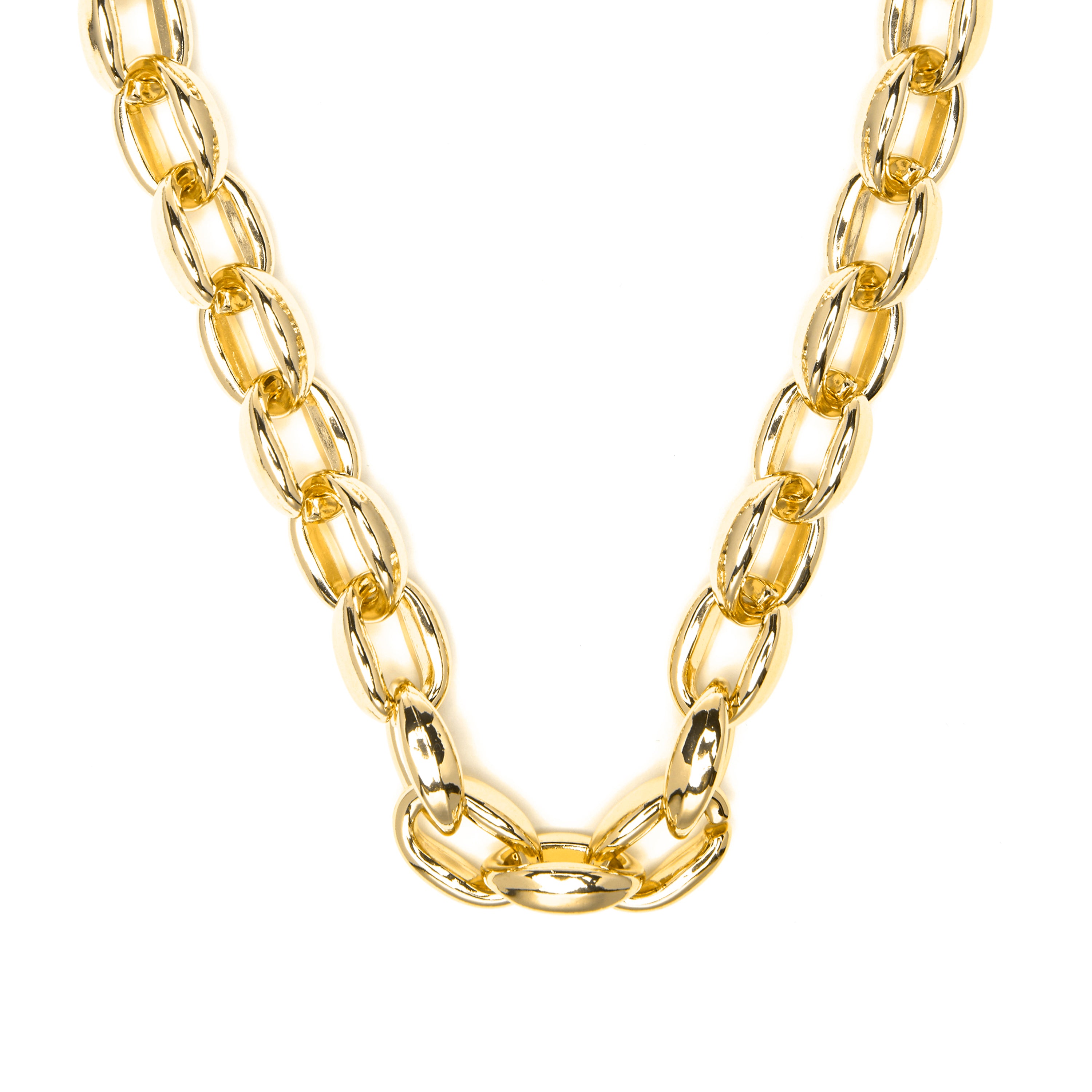 Collier de 45cm finition Or Jaune 18k - Aula