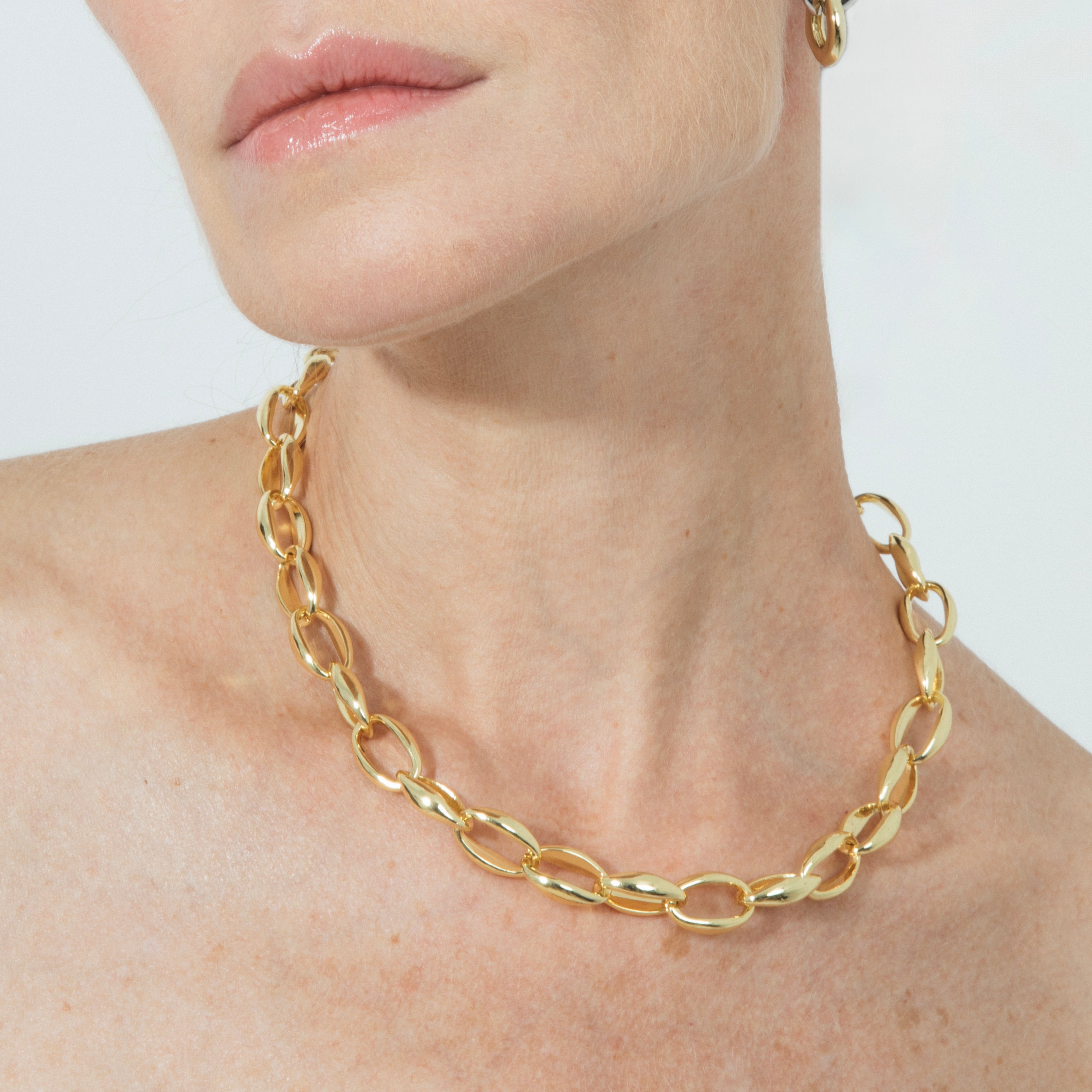Collana da 42cm finitura in Oro Giallo 18k - Hande