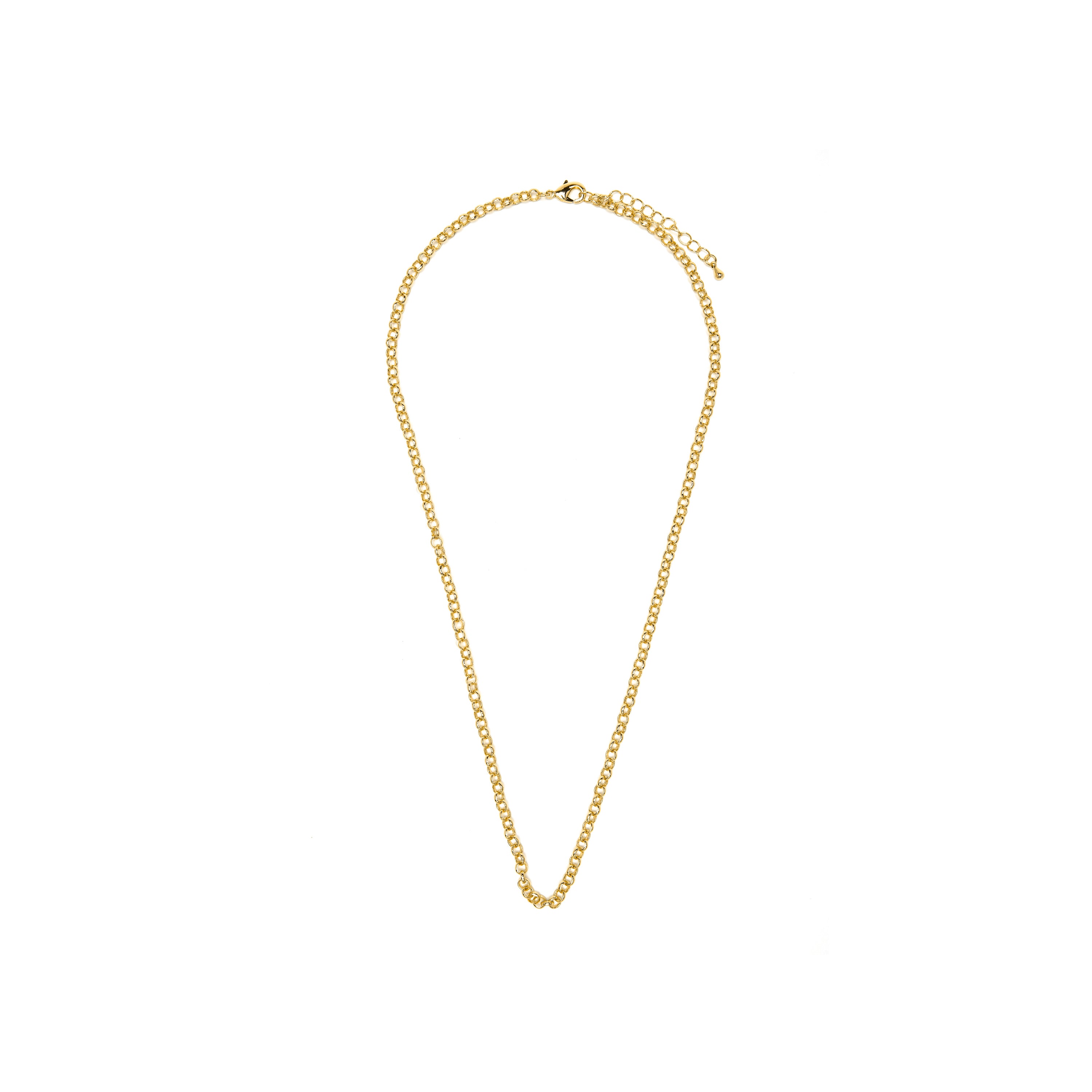 Halskette 50cm mit 18k Gelbgold-Finish - Lakbra