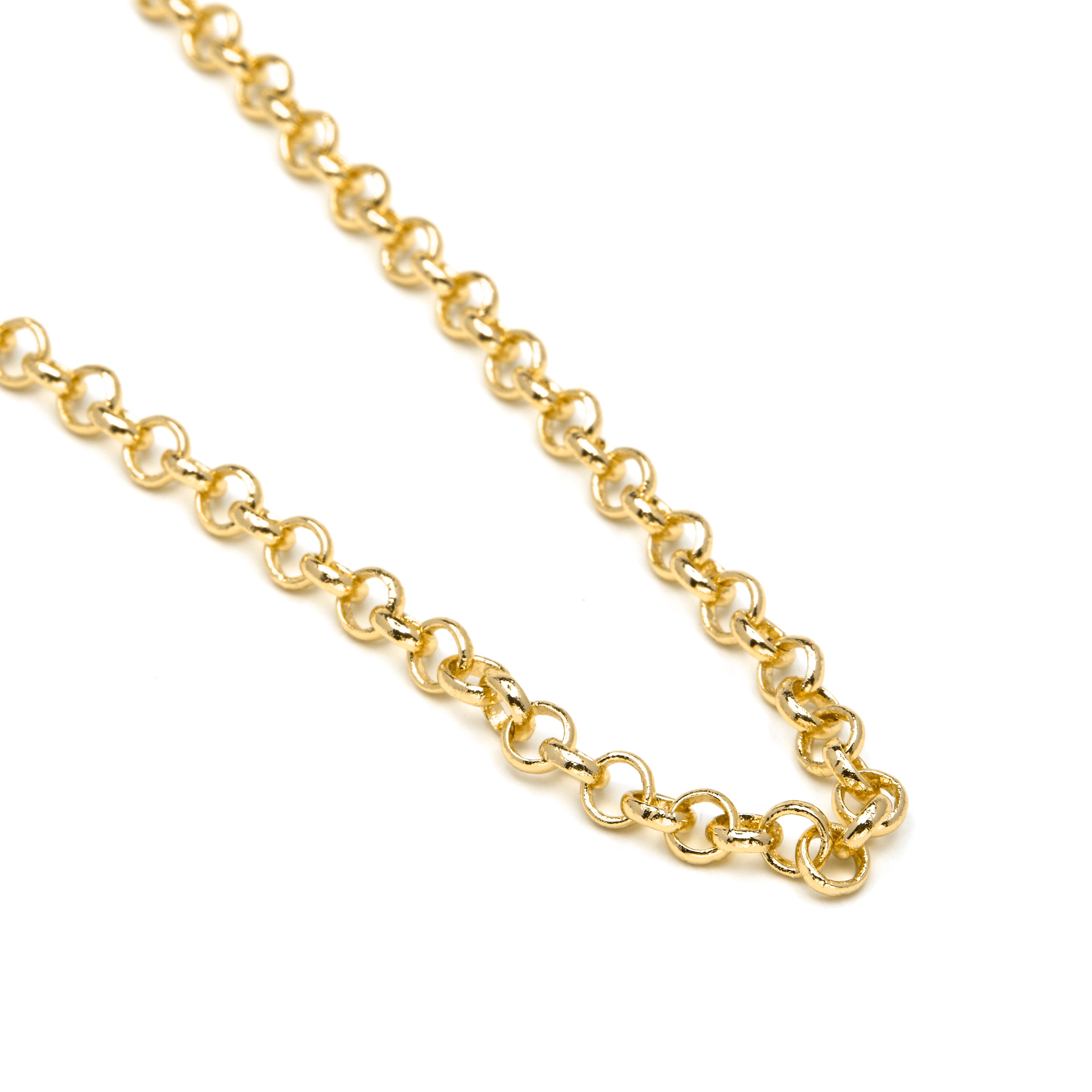 Halskette 50cm mit 18k Gelbgold-Finish - Lakbra