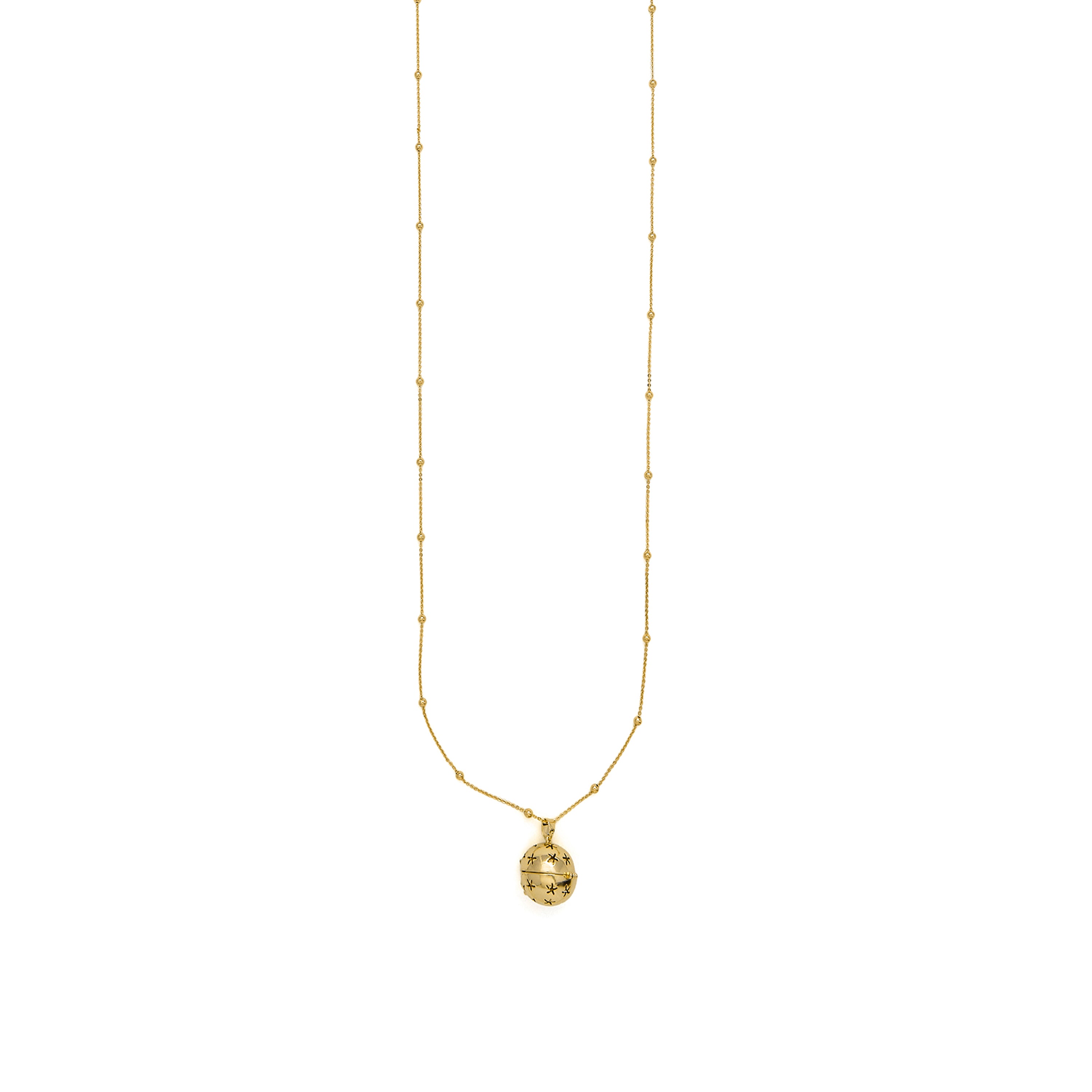 Colar acabado em ouro amarelo de 18k - Yebah