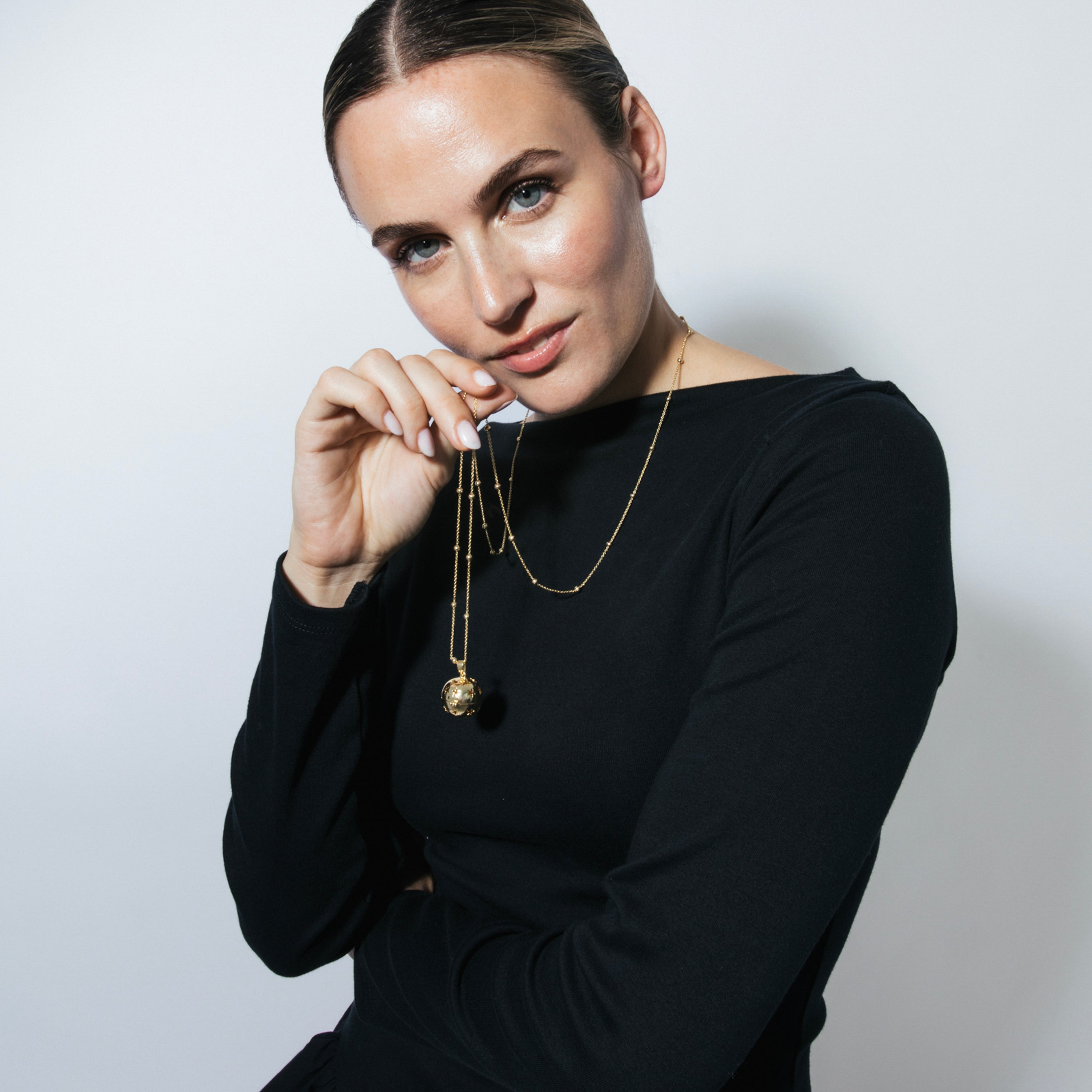 18k Yellow Gold Finished Necklace - Yebah
