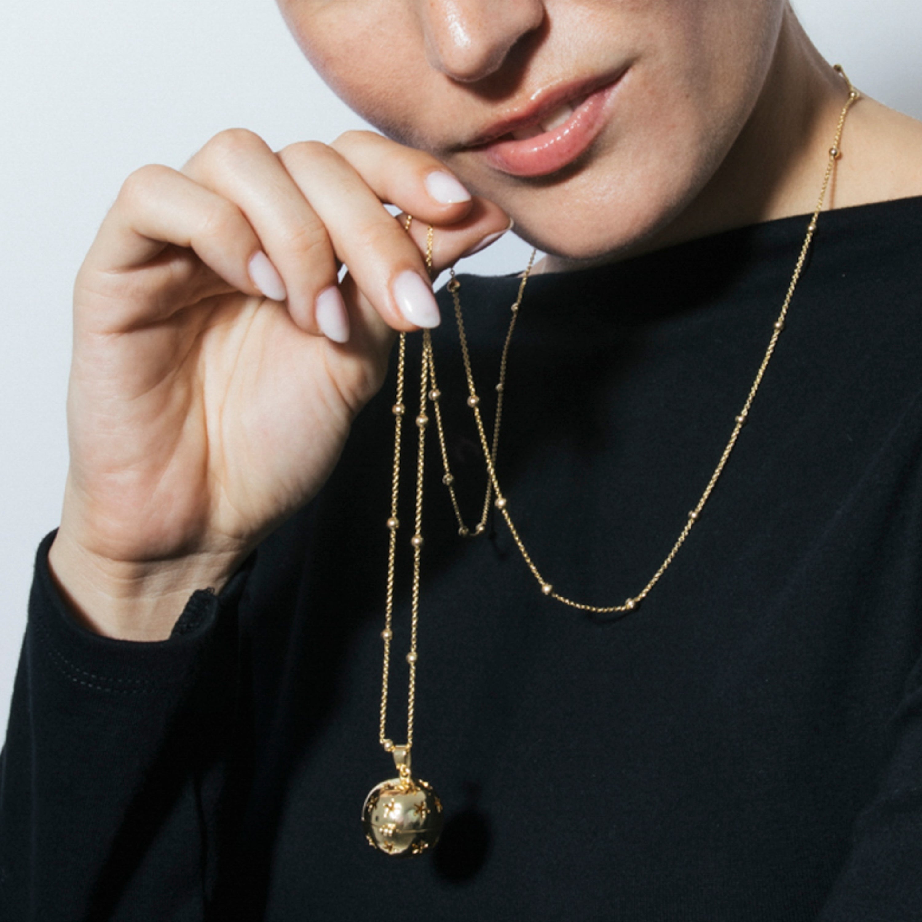 18k Yellow Gold Finished Necklace - Yebah