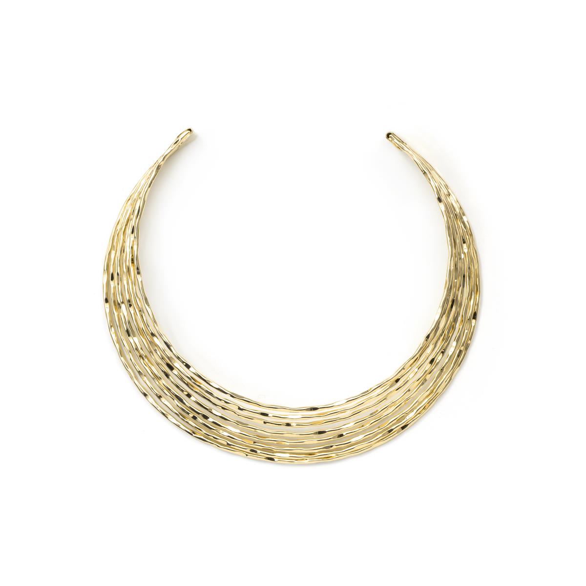 Collana finita in oro giallo 18k - Kaku