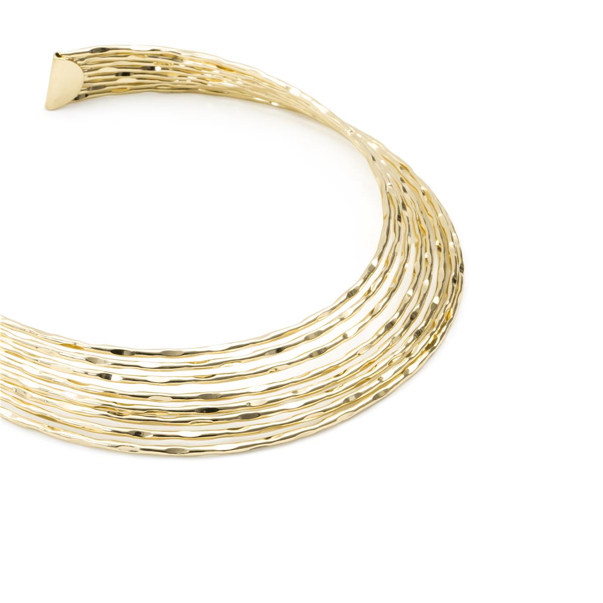 Collana finita in oro giallo 18k - Kaku