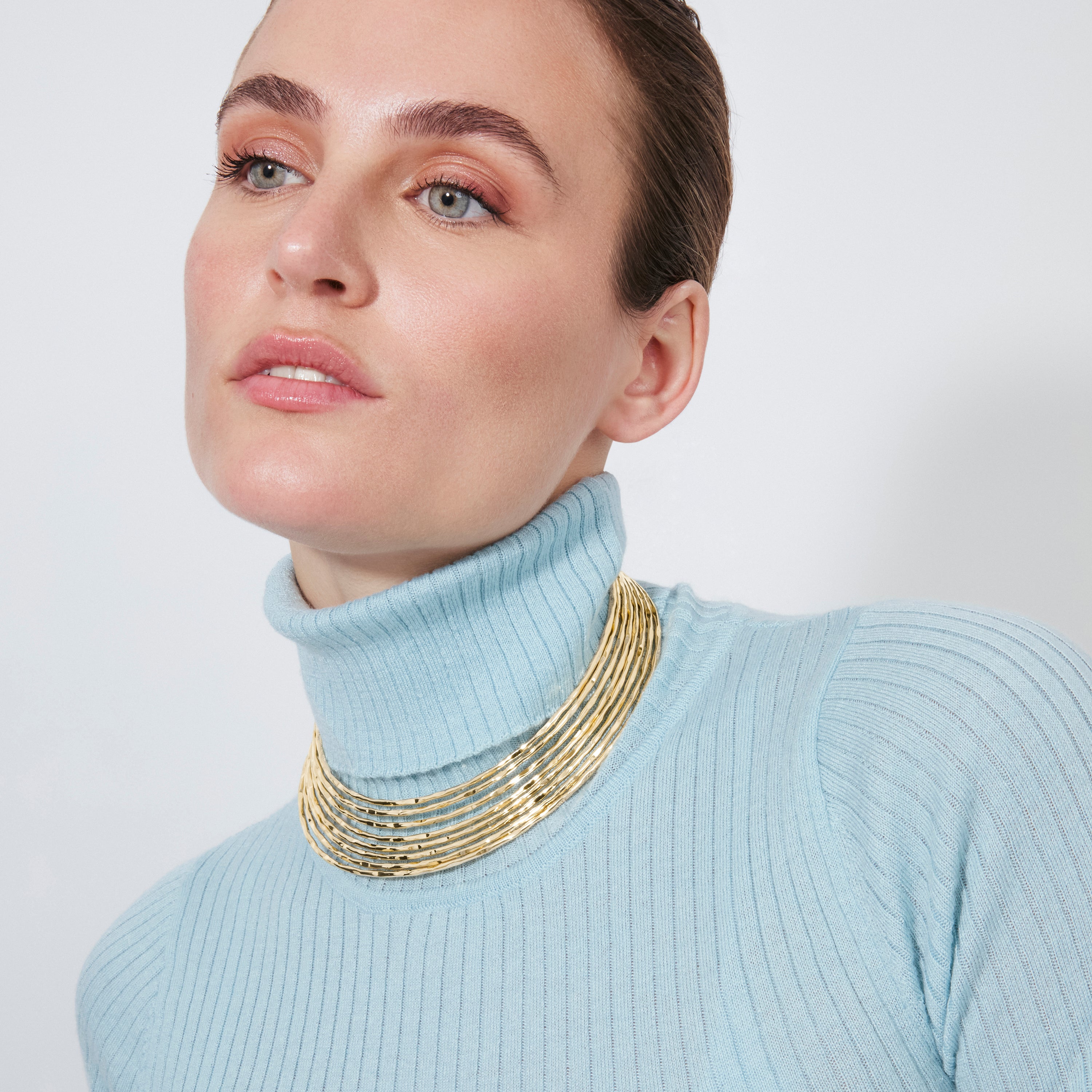 Collana finita in oro giallo 18k - Kaku
