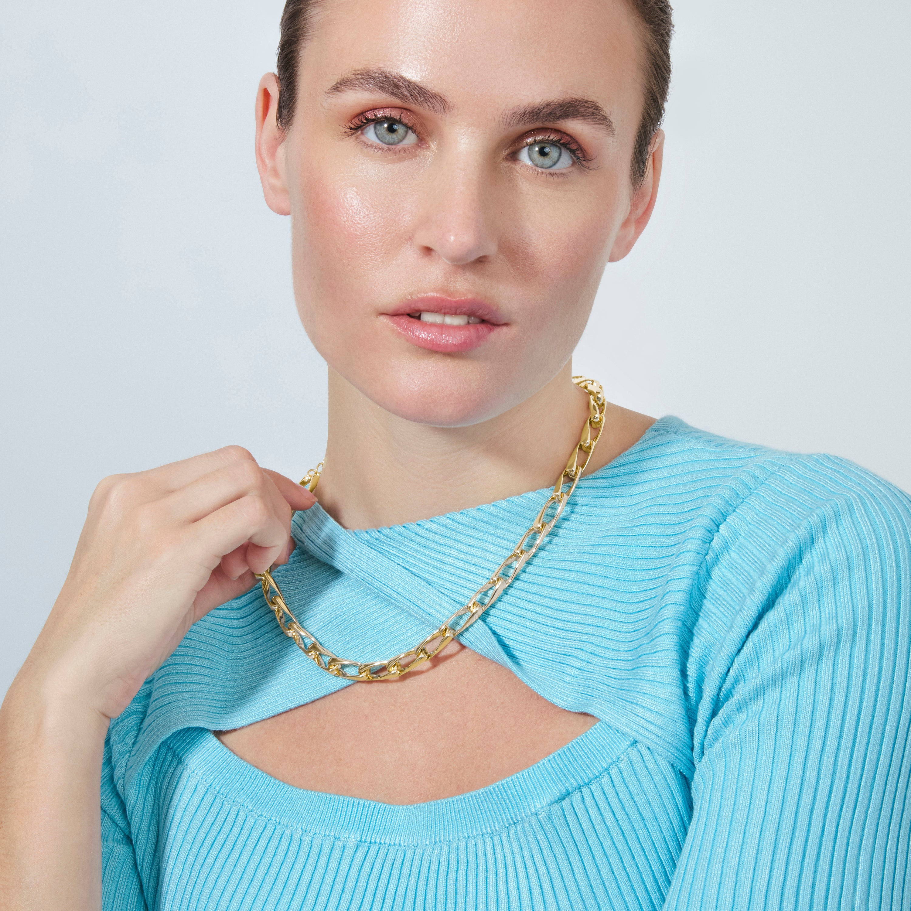 Collana finita in oro giallo 18k - Rikar