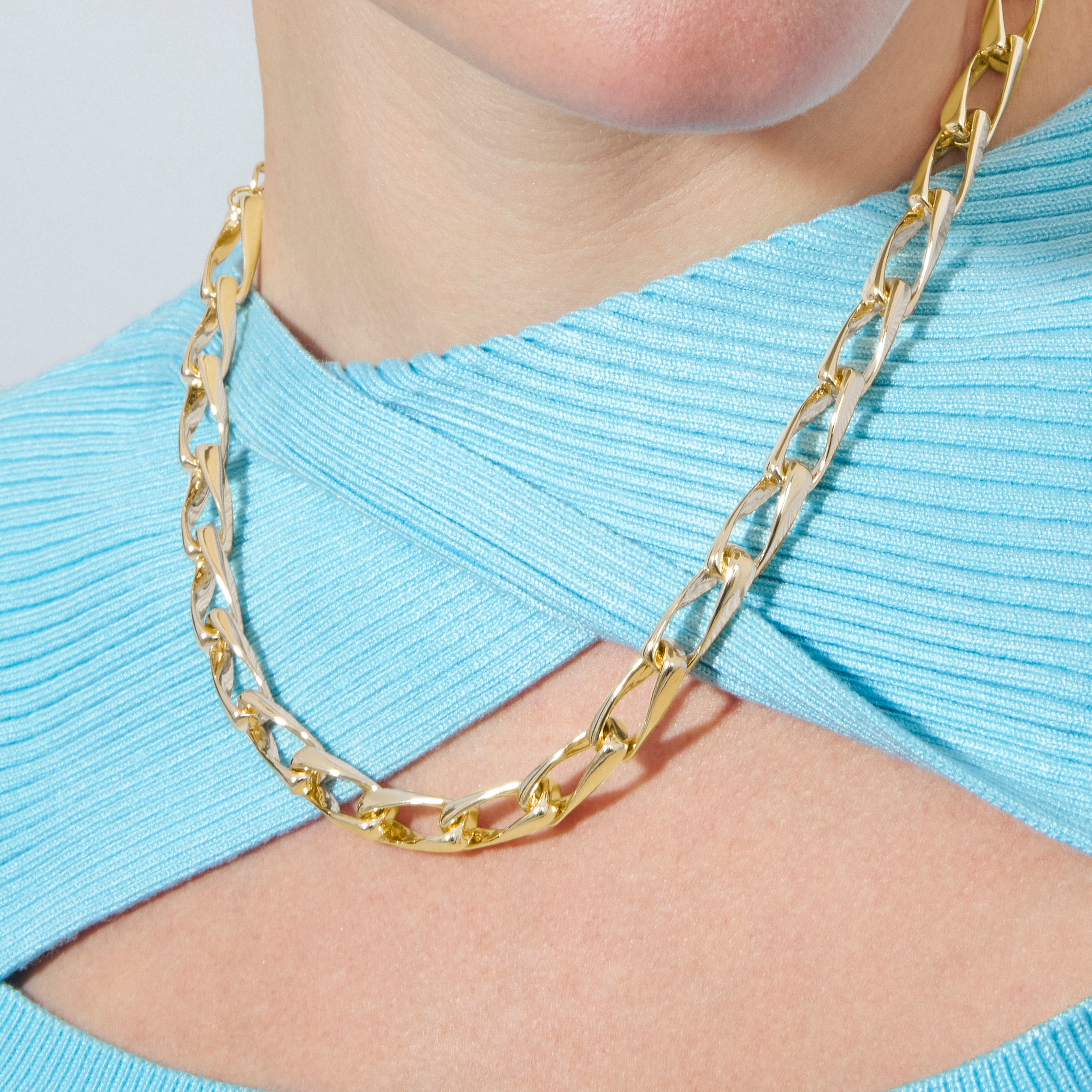 Collana finita in oro giallo 18k - Rikar