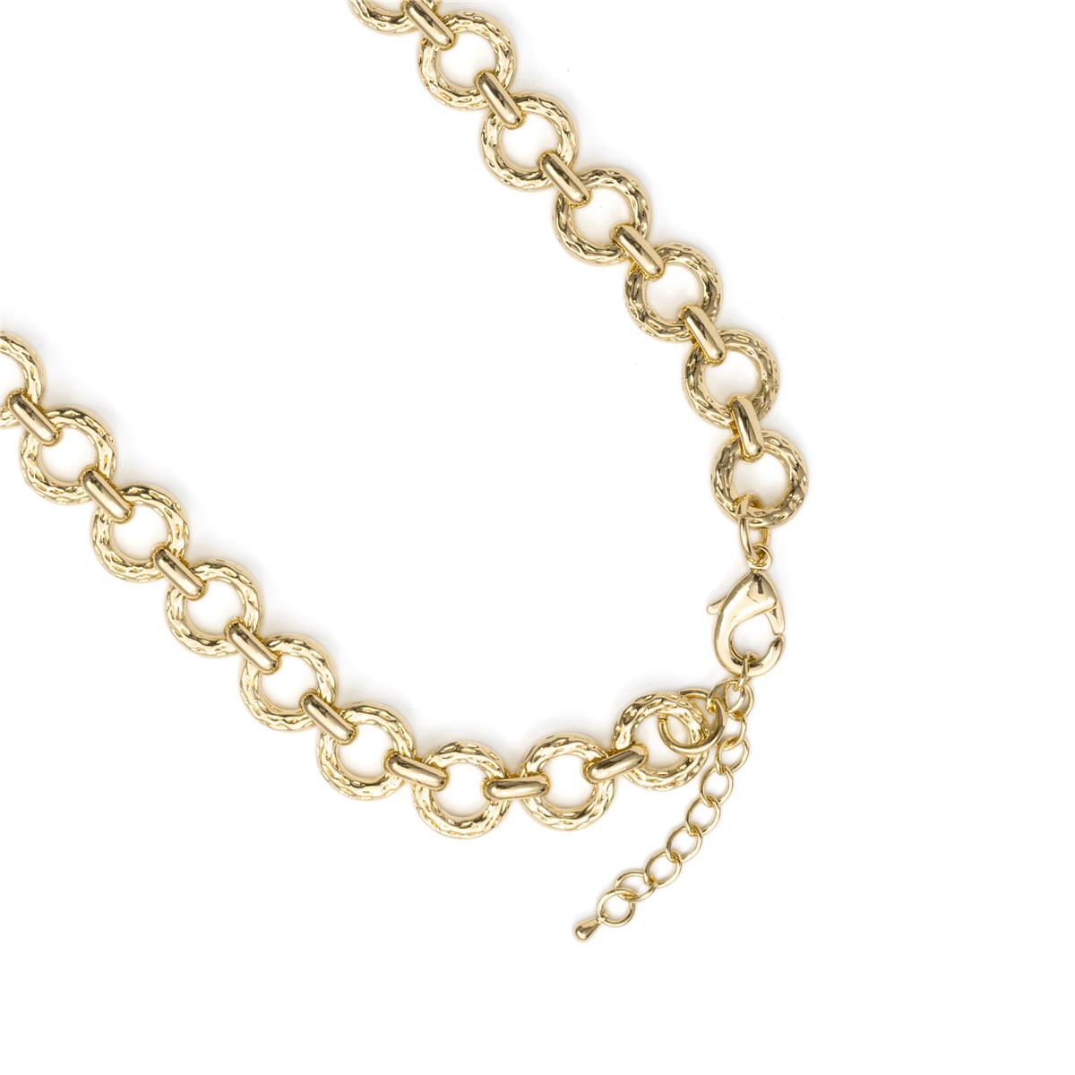 Colar acabado em ouro amarelo de 18k - Nakye
