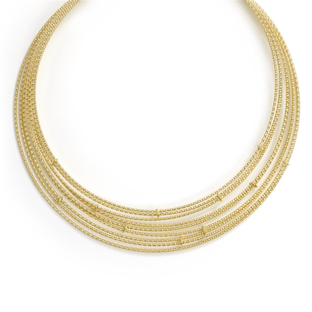 Collar Lisan acabado oro amarillo 18k - Lisan