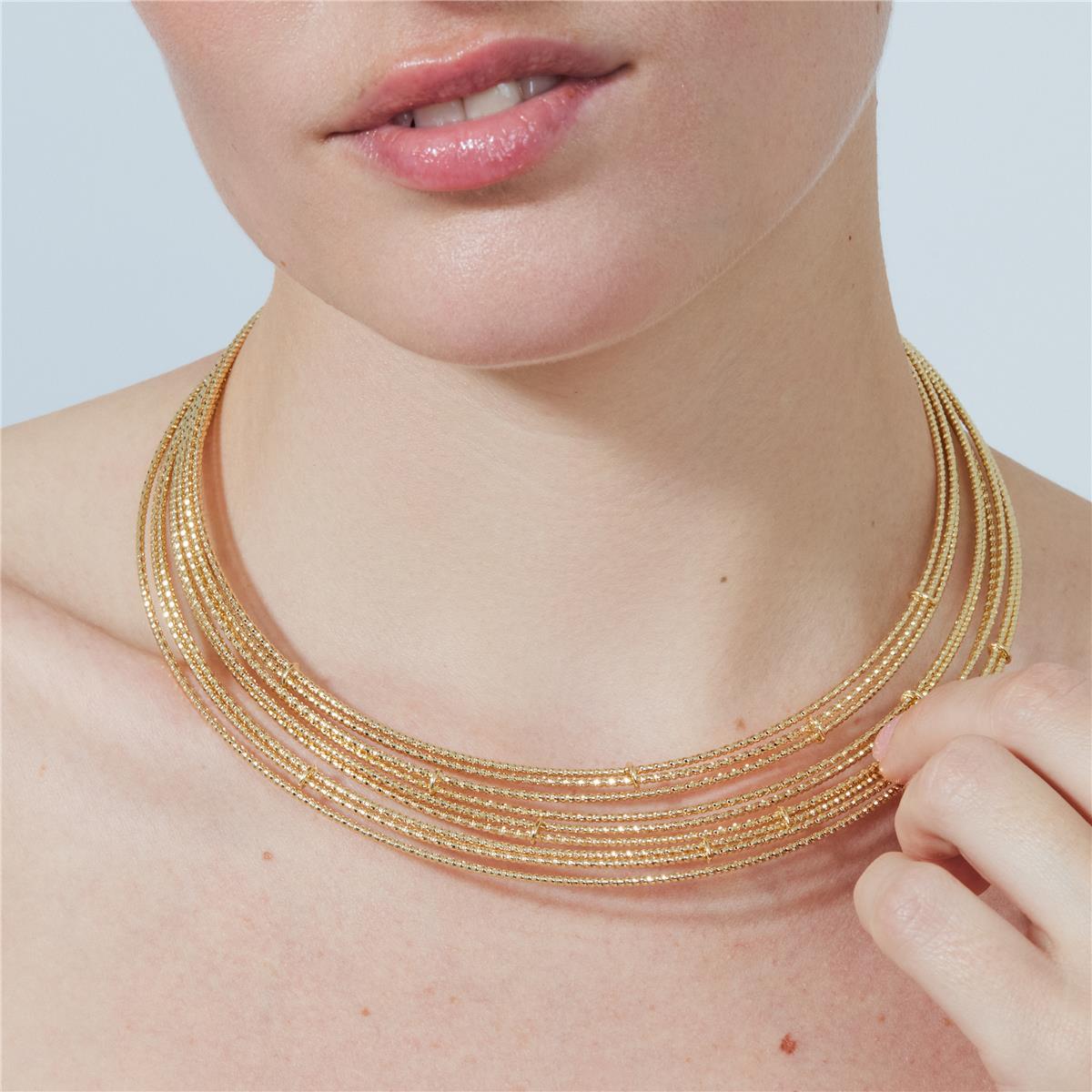 Collar Lisan acabado oro amarillo 18k - Lisan