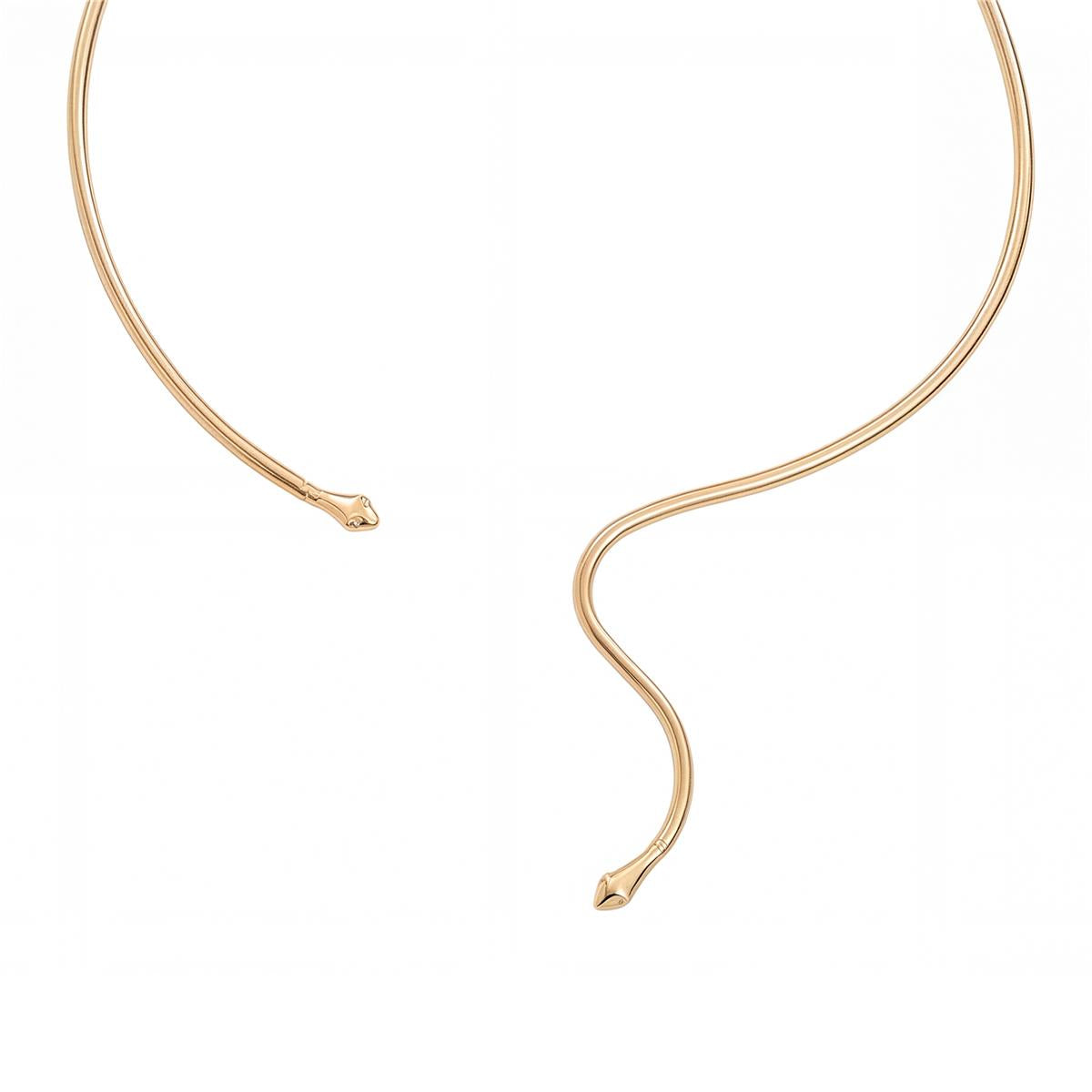 Colar acabado em ouro amarelo 18k - Serphentia