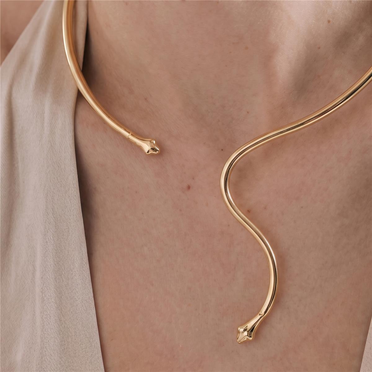 Collana finitura oro giallo 18k - Serphentia