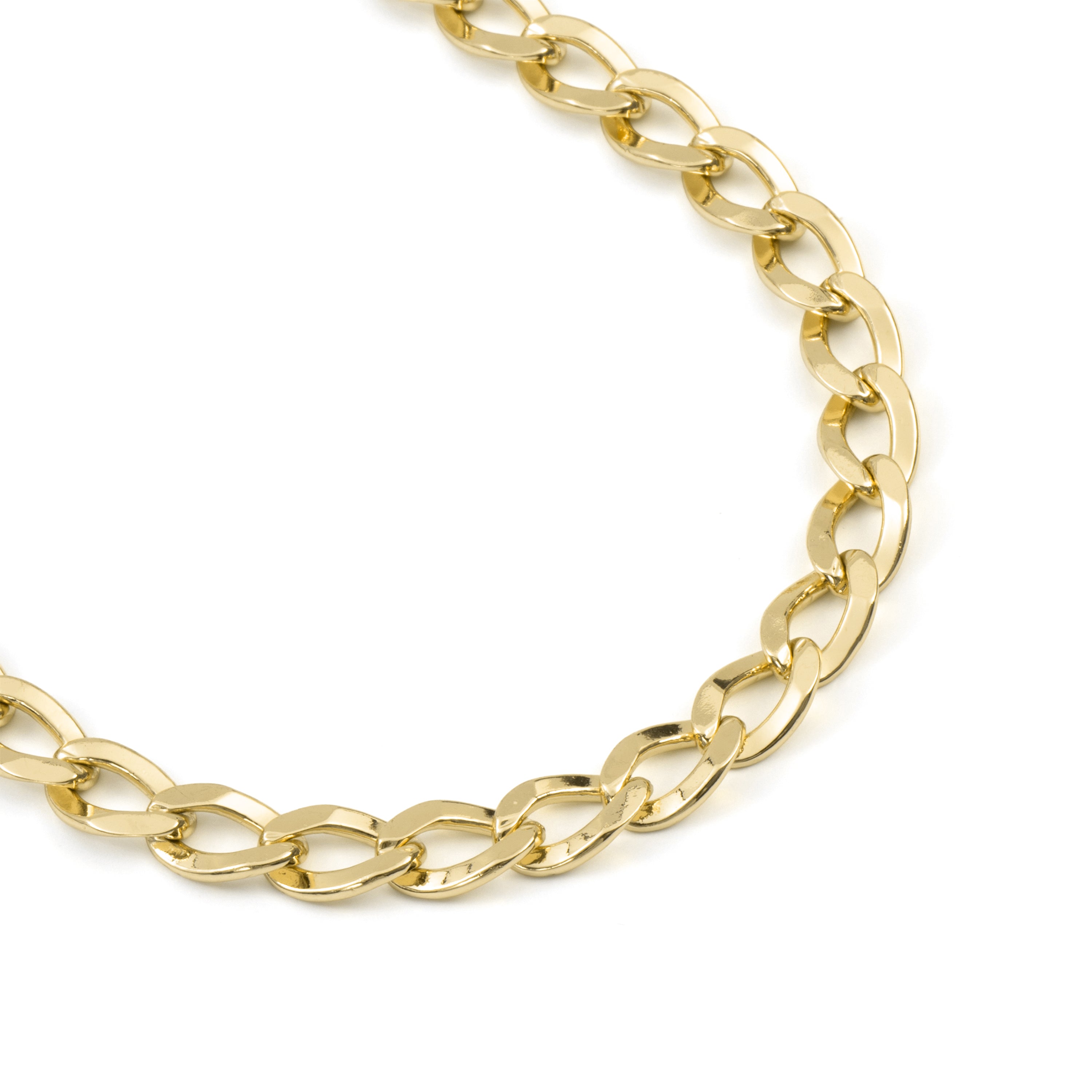Collar de Circonita Brillante acabado en oro amarillo de 18k - Fasam