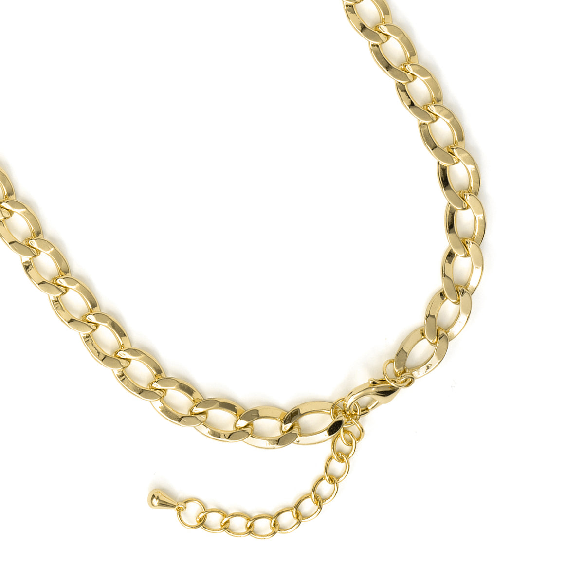 18k yellow gold-finish necklace - Fasam