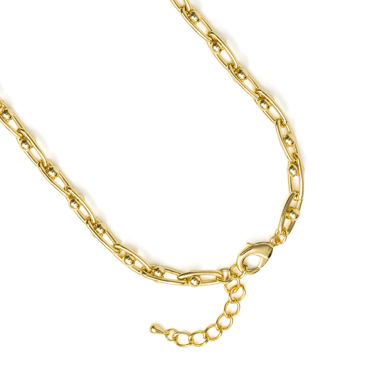 18k yellow gold-finish necklace - Hamle