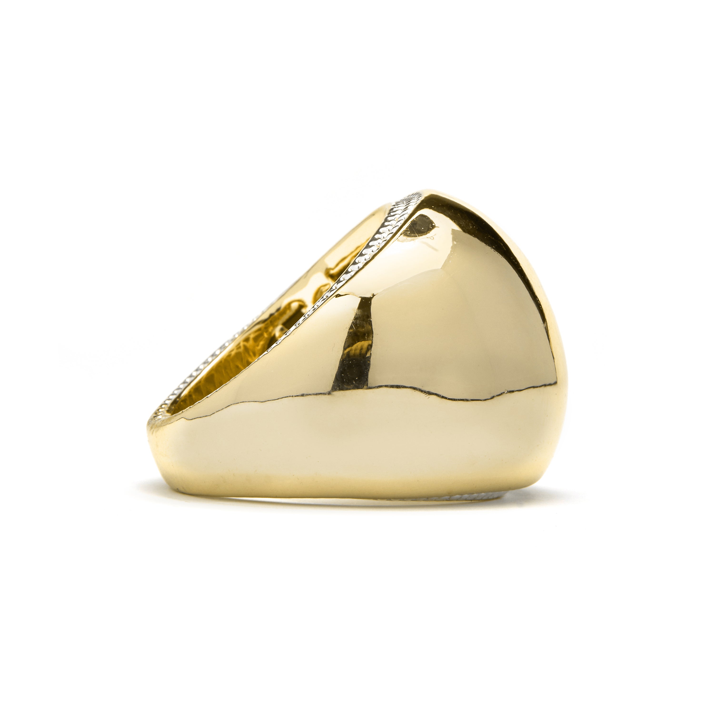 18K Gelbgold-Finish Ring - Eharbel