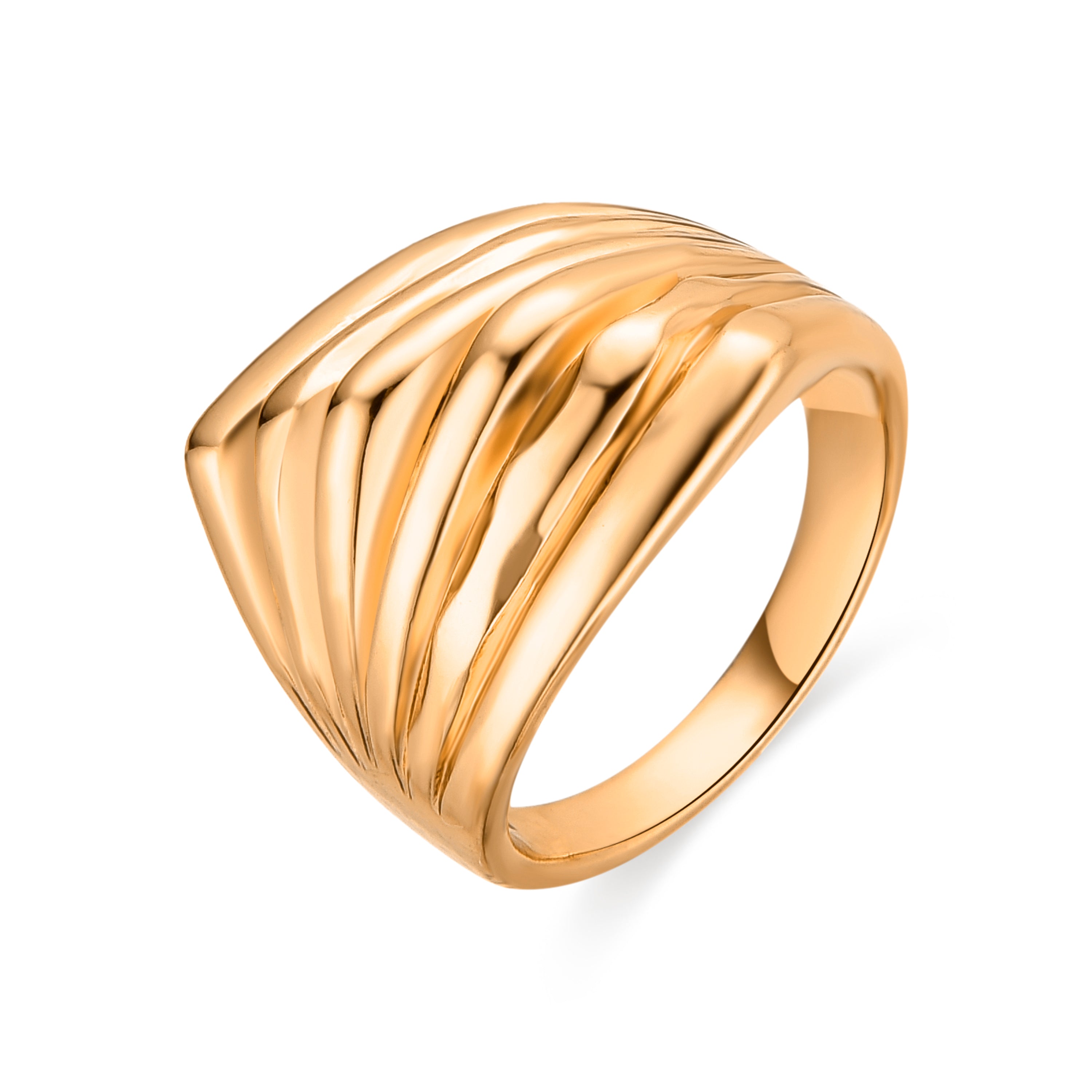 18k Gelbgold-Finish Ring - Rorrie