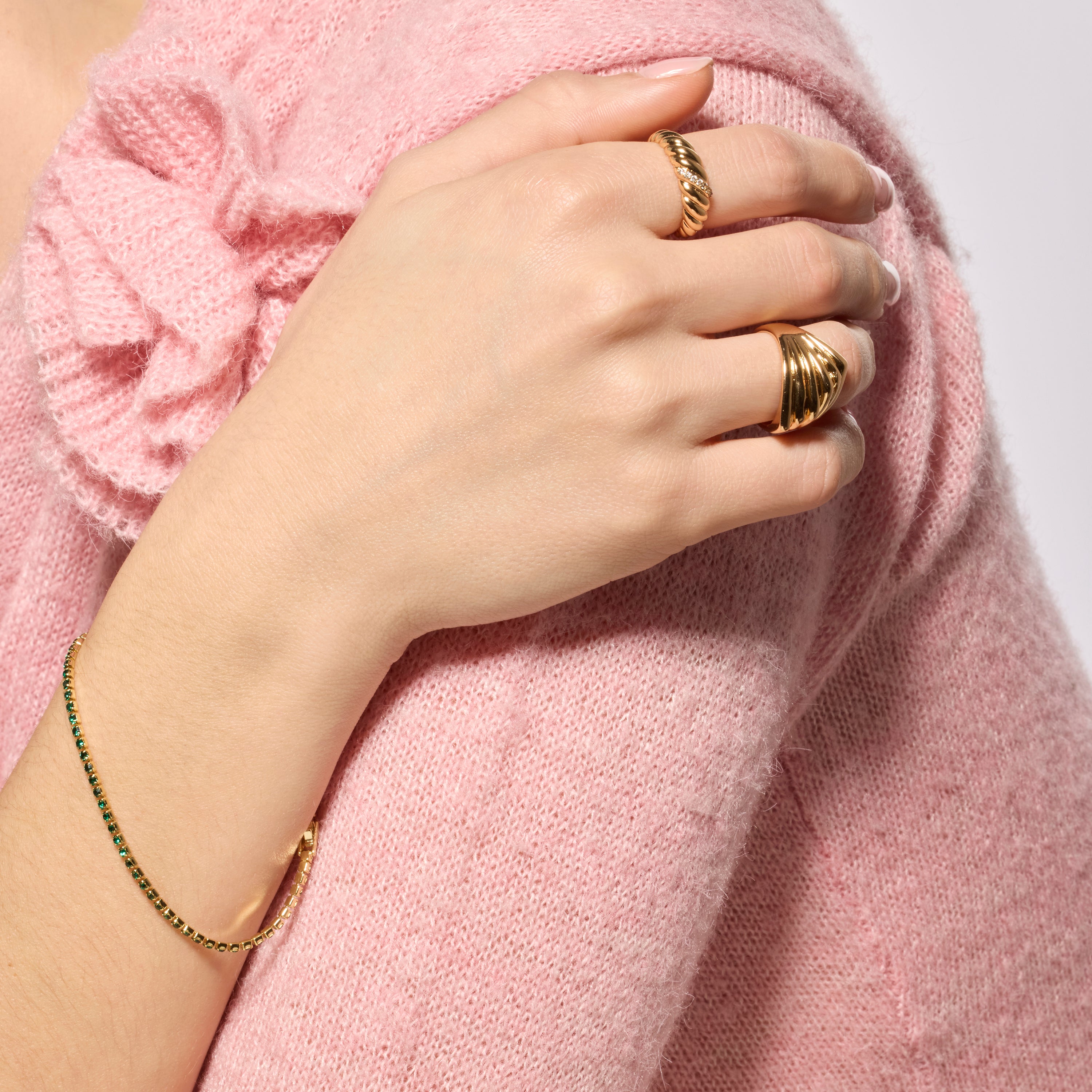 Anillo acabado oro amarillo de 18k - Rorrie