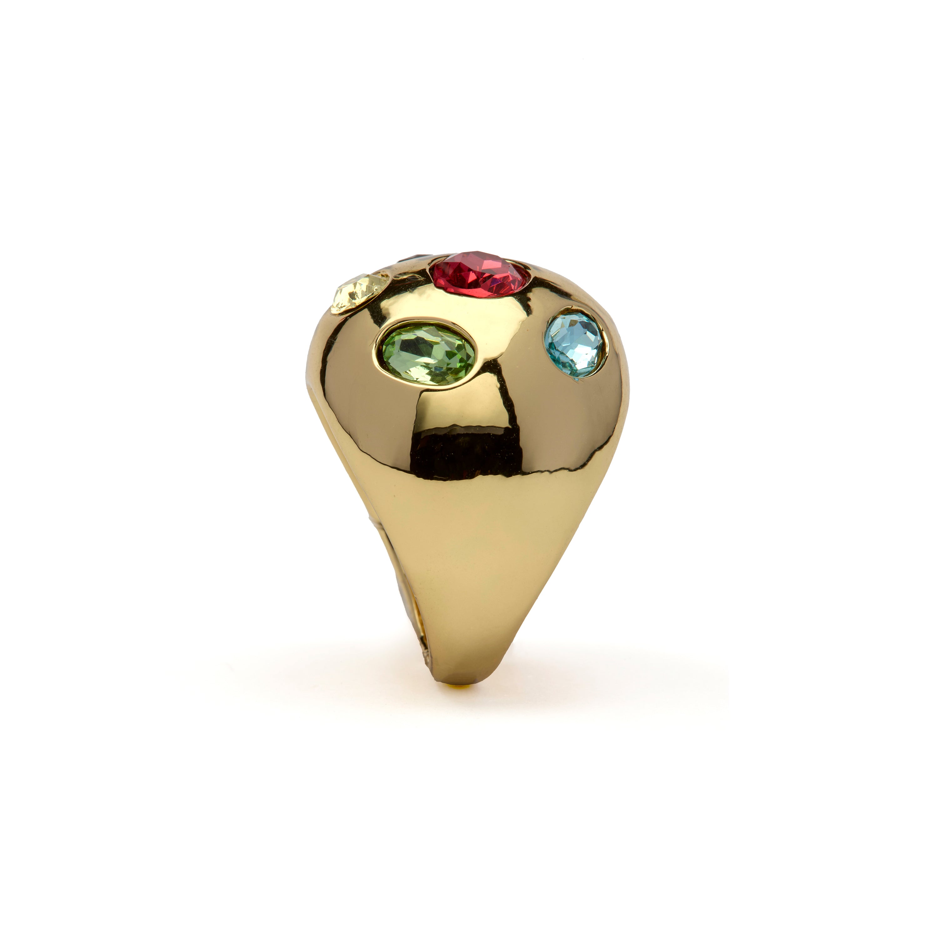 Anillo acabado en oro amarillo de 18k - Sirju