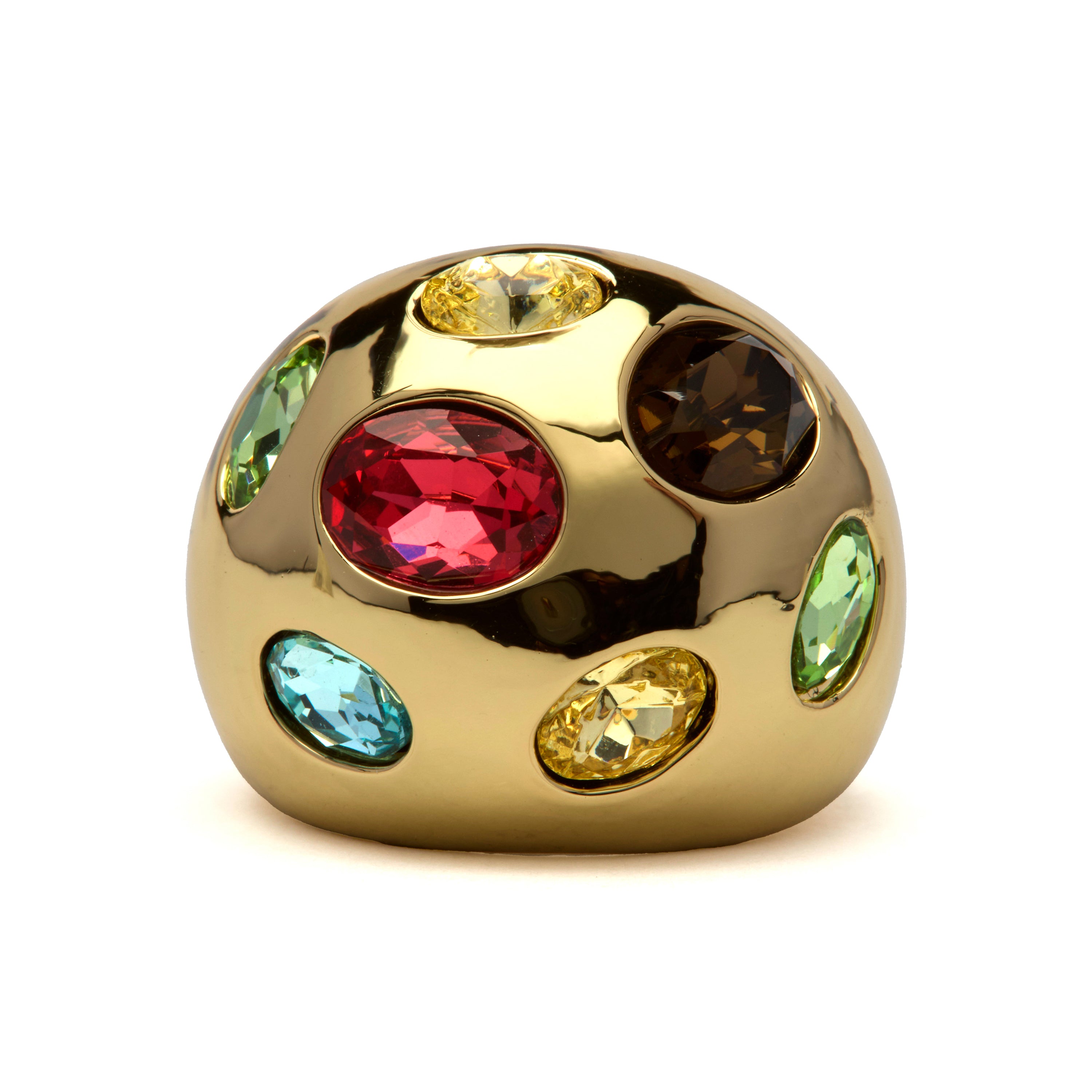 Anillo acabado en oro amarillo de 18k - Sirju