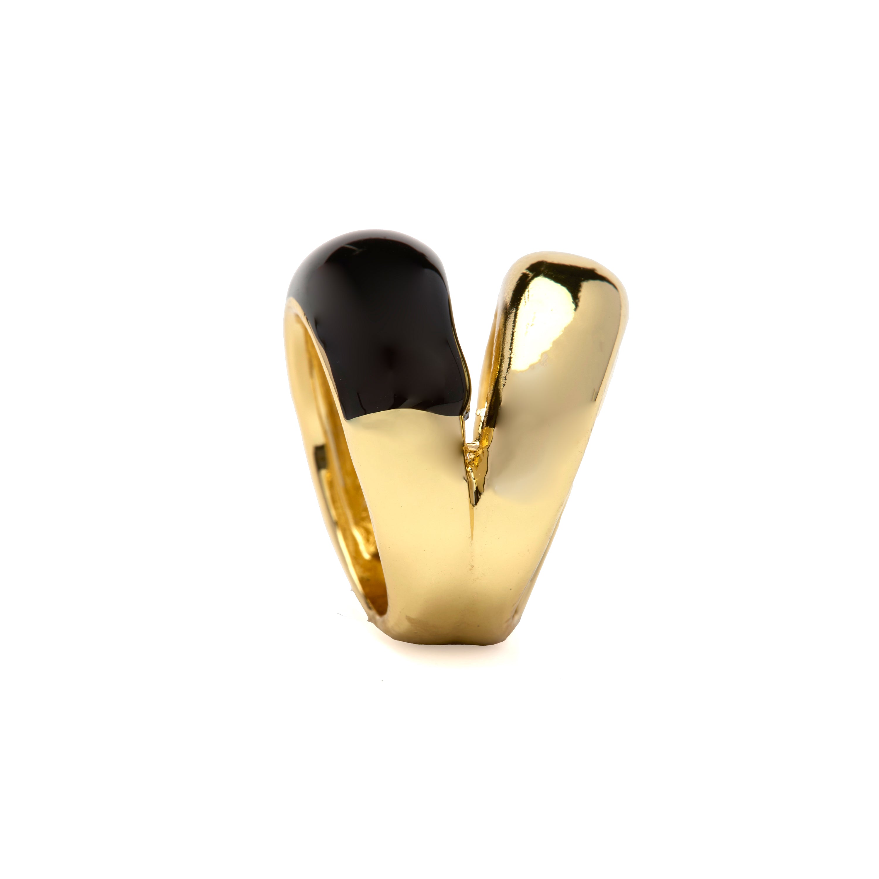 Bague finition rhodium - Yousmal