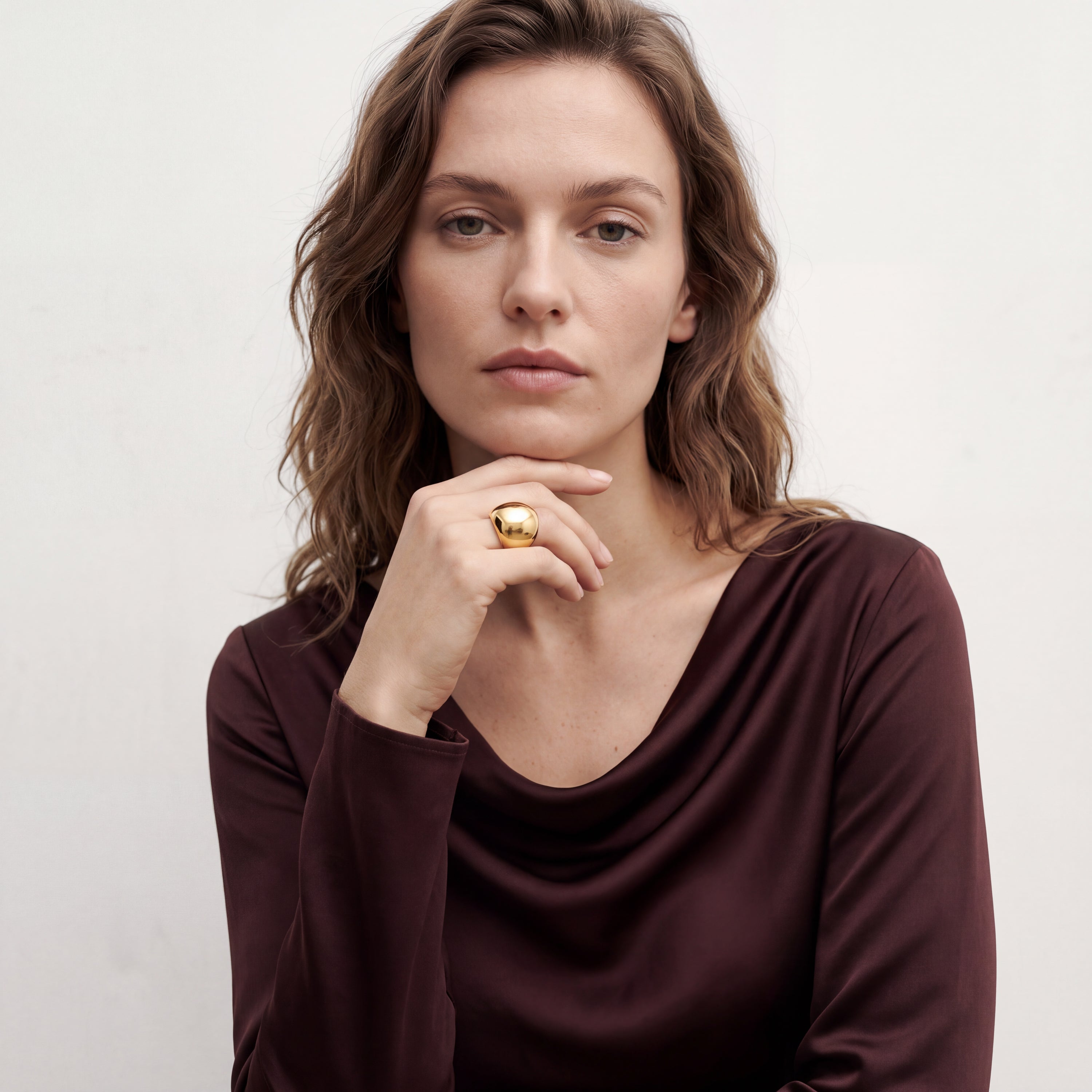 Anillo acabado en oro amarillo de 18k - Rigri