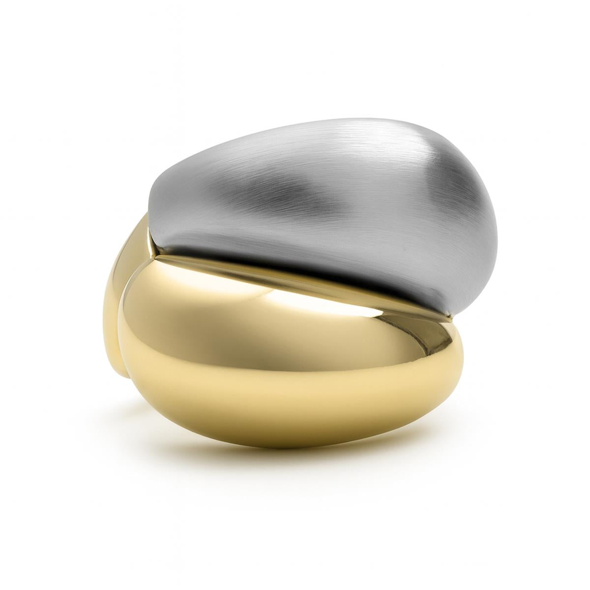 Anillo acabado en oro amarillo de 18k - Oga
