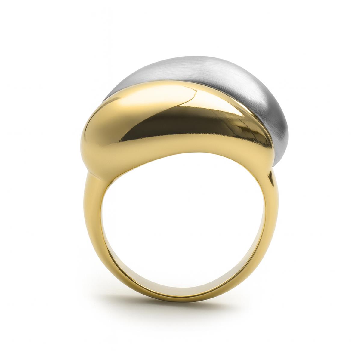 Anillo acabado en oro amarillo de 18k - Oga