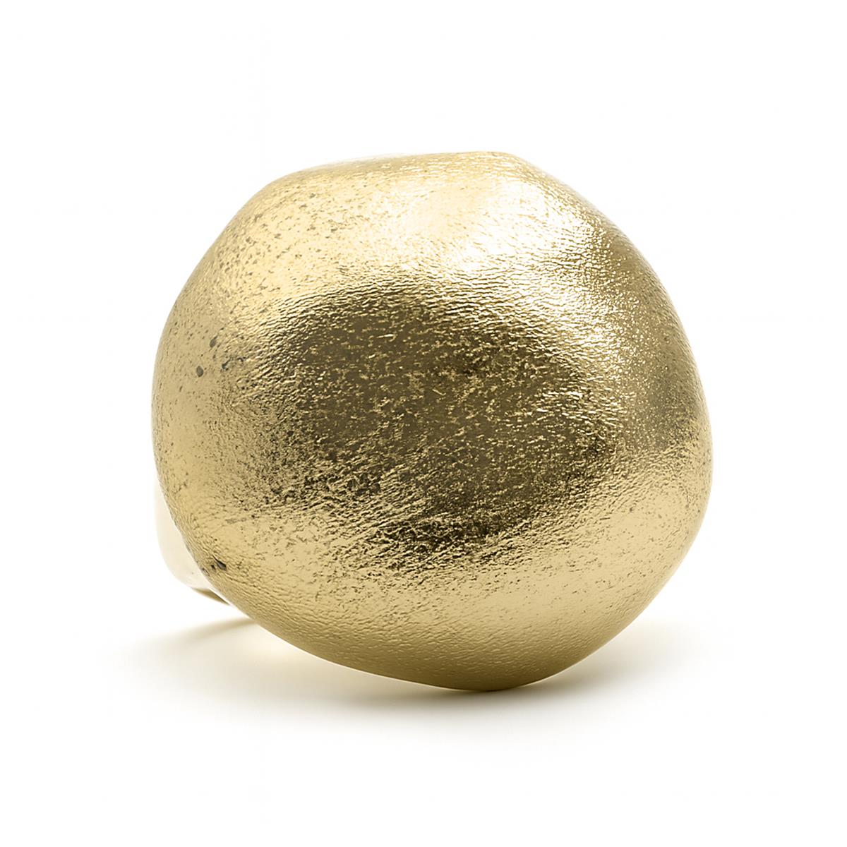 Anillo acabado en oro amarillo de 18k - Pukba
