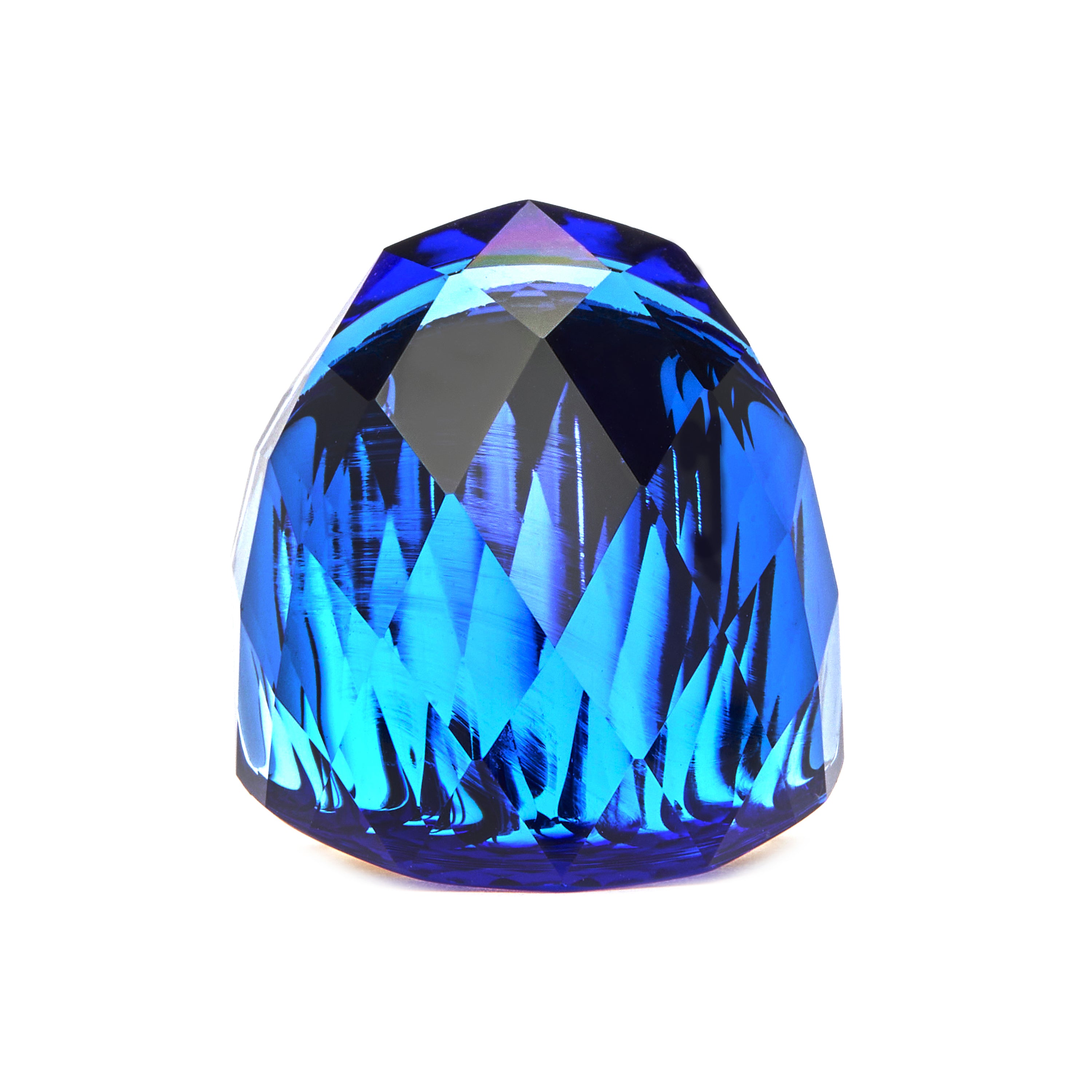 Anillo de Cuarzo Hidrotermal Lapislazuli acabado en oro amarillo 18K - Konsil