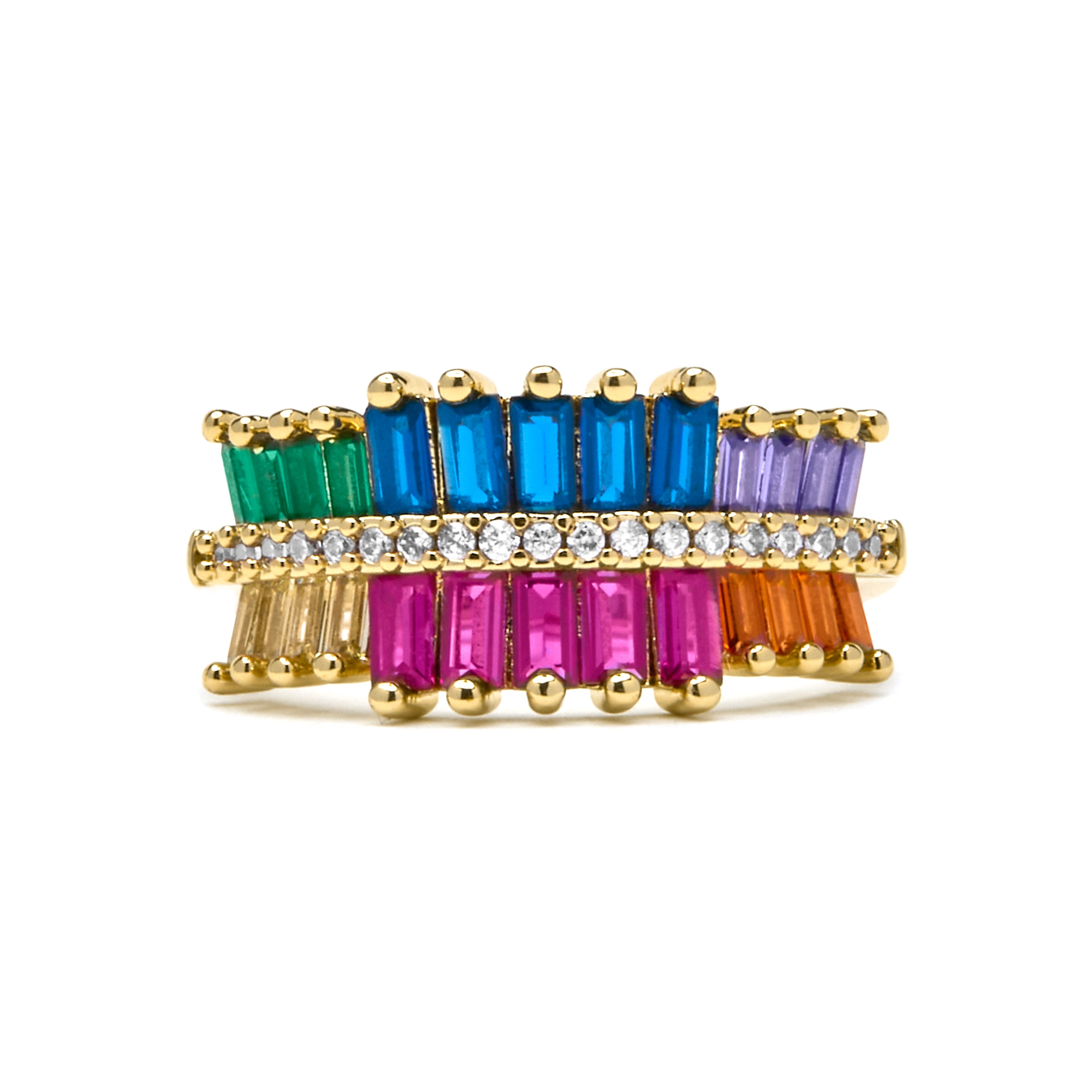 18k gold finished ring - Osere