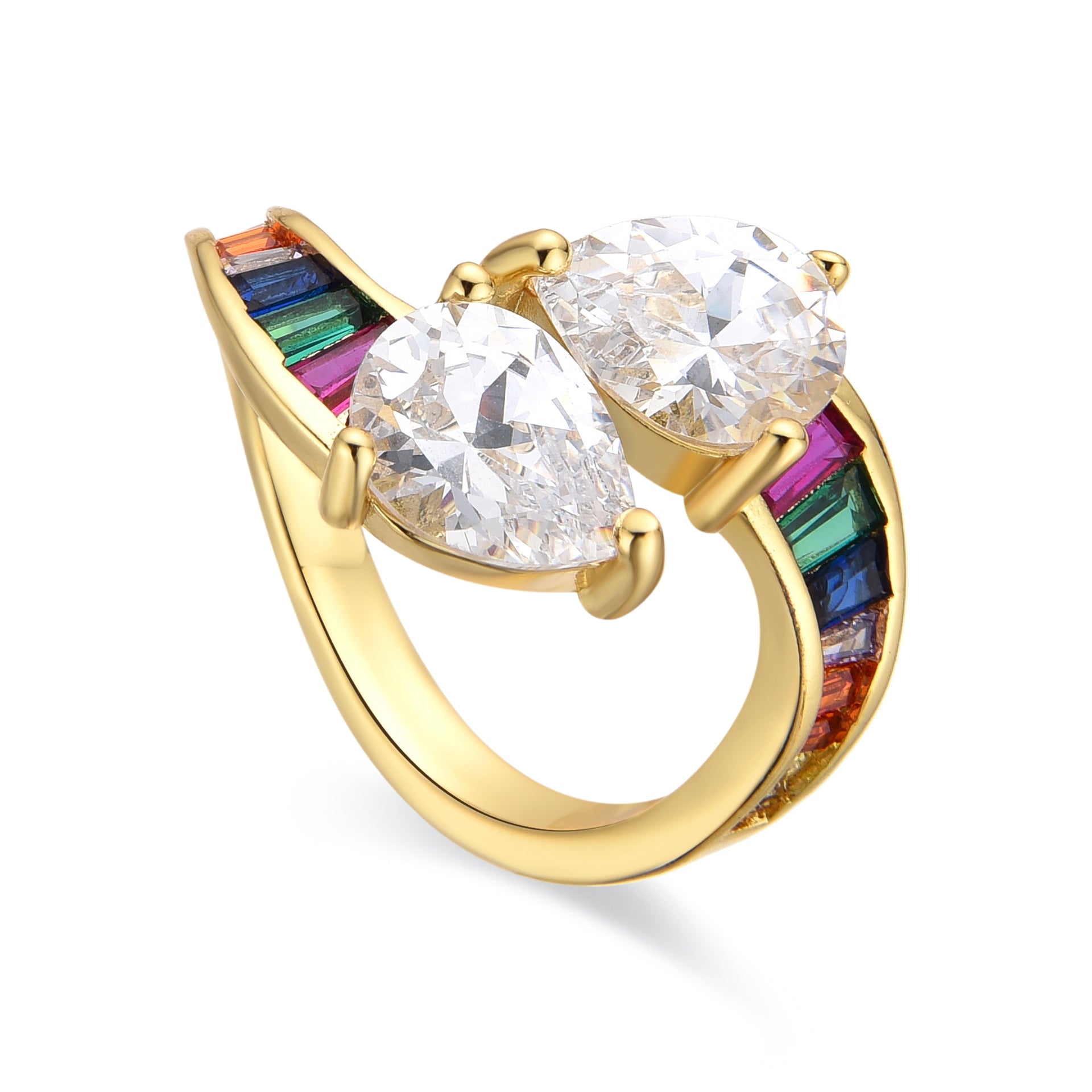 Compre Anillo De Compromiso Couvainna En Corte Redondo 0.8 Quilates 9k
