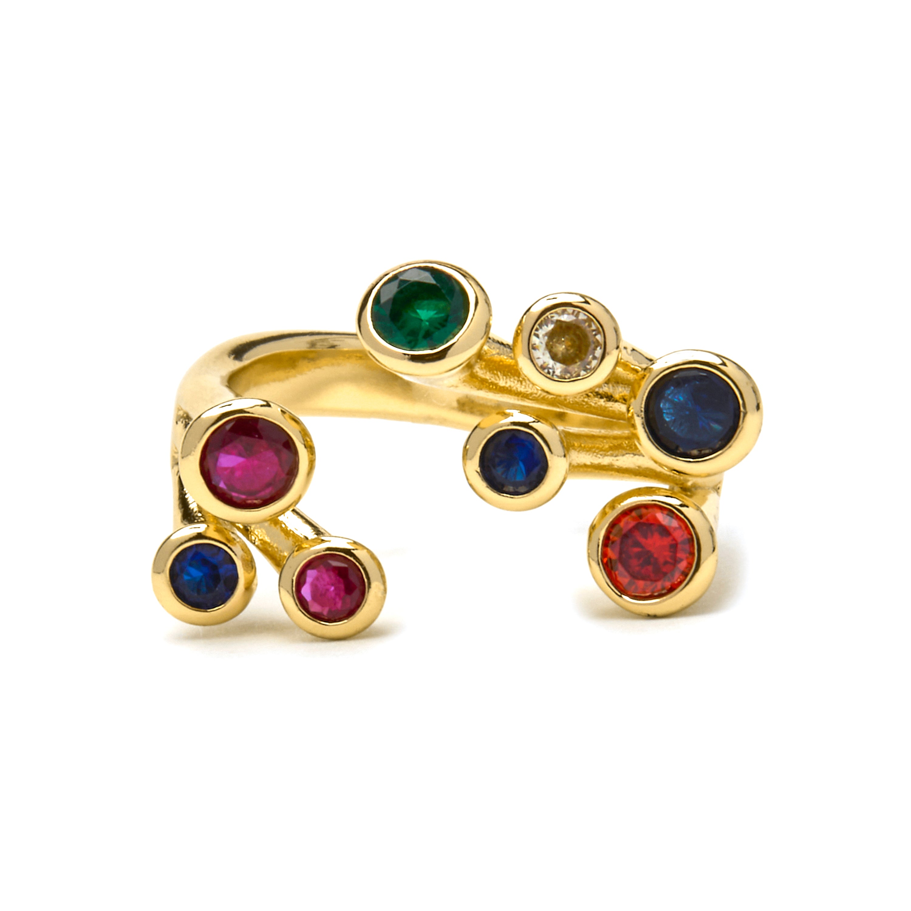 Anello con Laccatura Nera finitura oro 18k - Yter