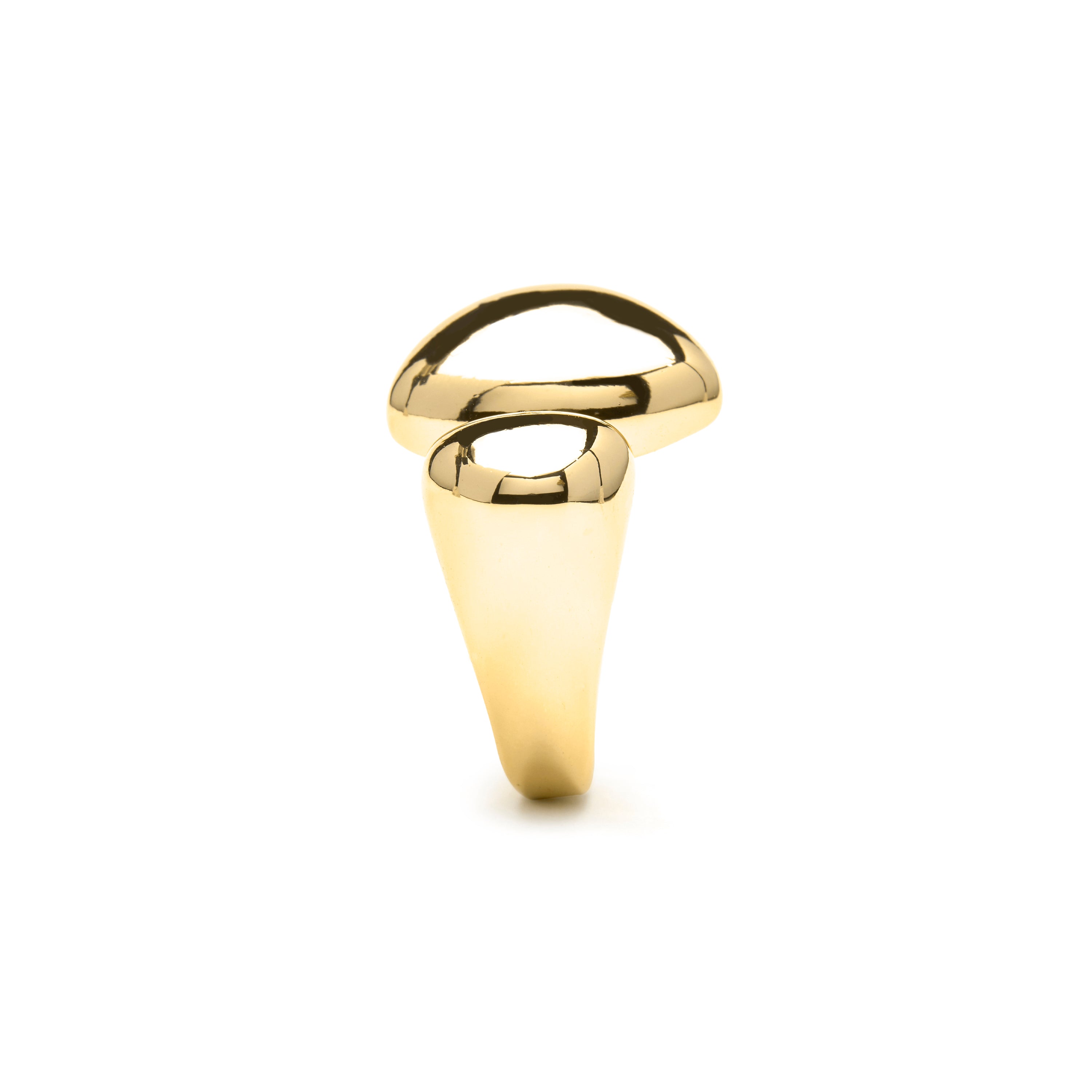 Anillo acabado en oro amarillo de 18k - Sulim
