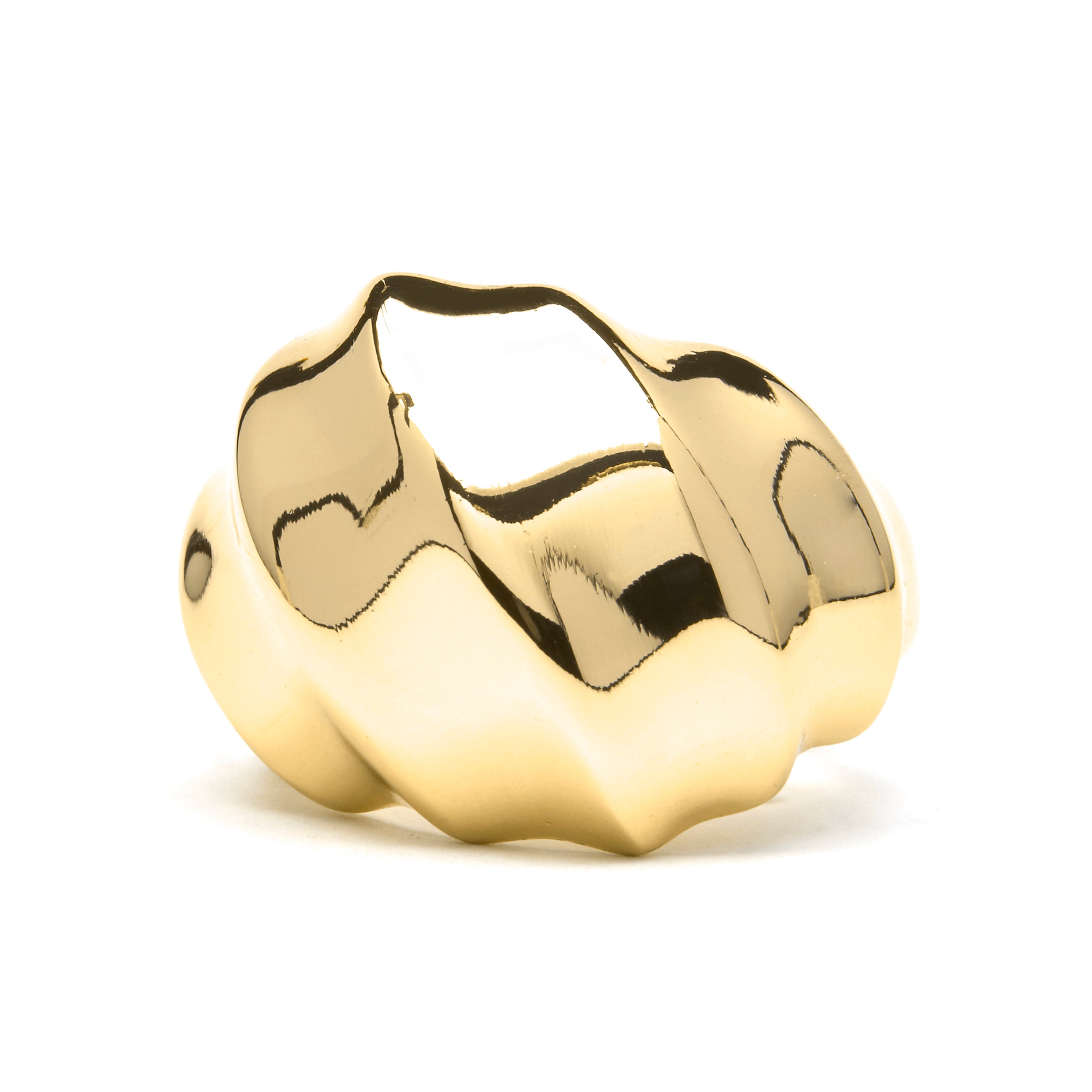 Anillo acabado en oro amarillo de 18k - Dinu