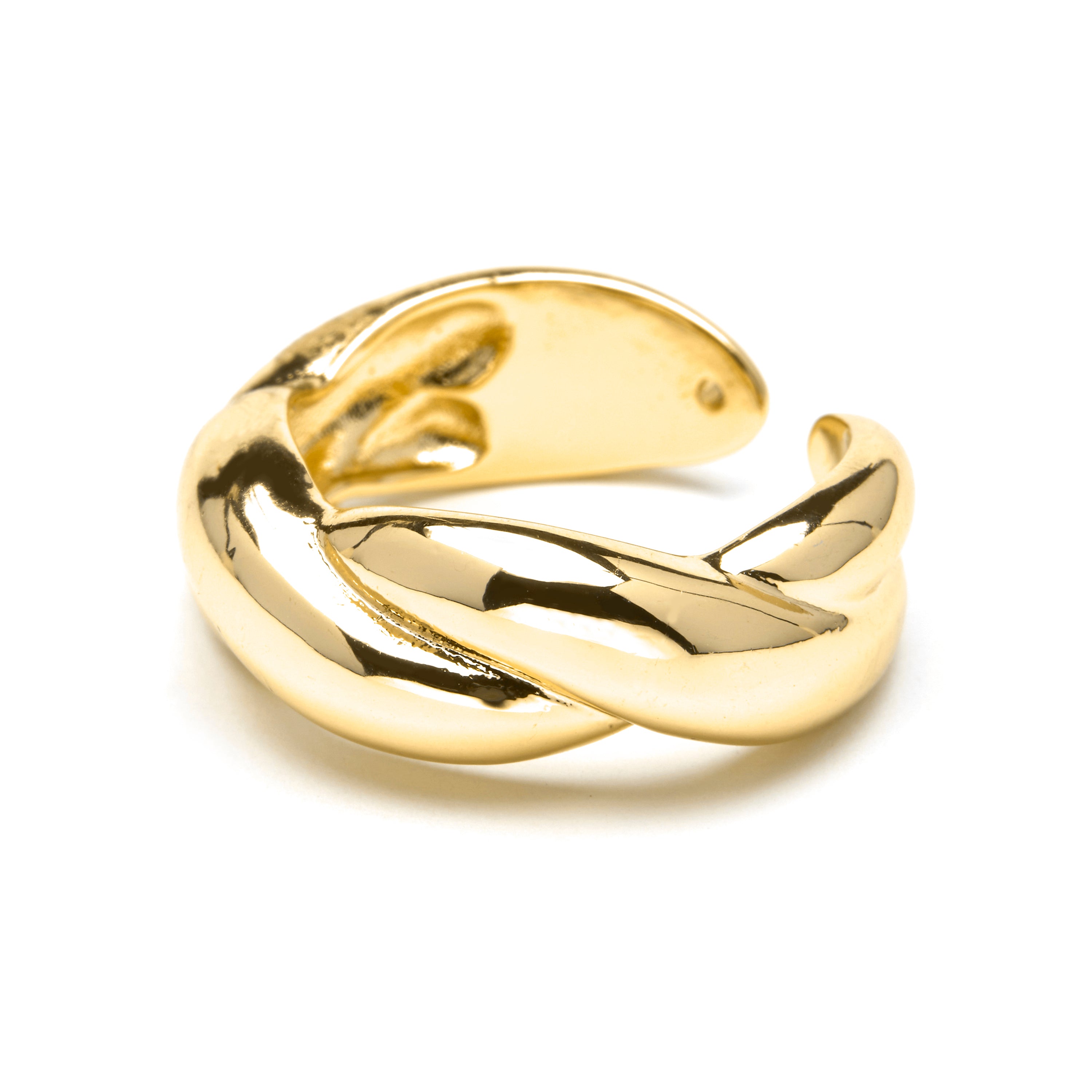 Bague finition or jaune 18 carats - Fayna