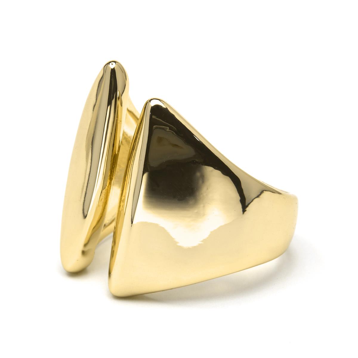 Anillo acabado en oro amarillo de 18k - Yaslah