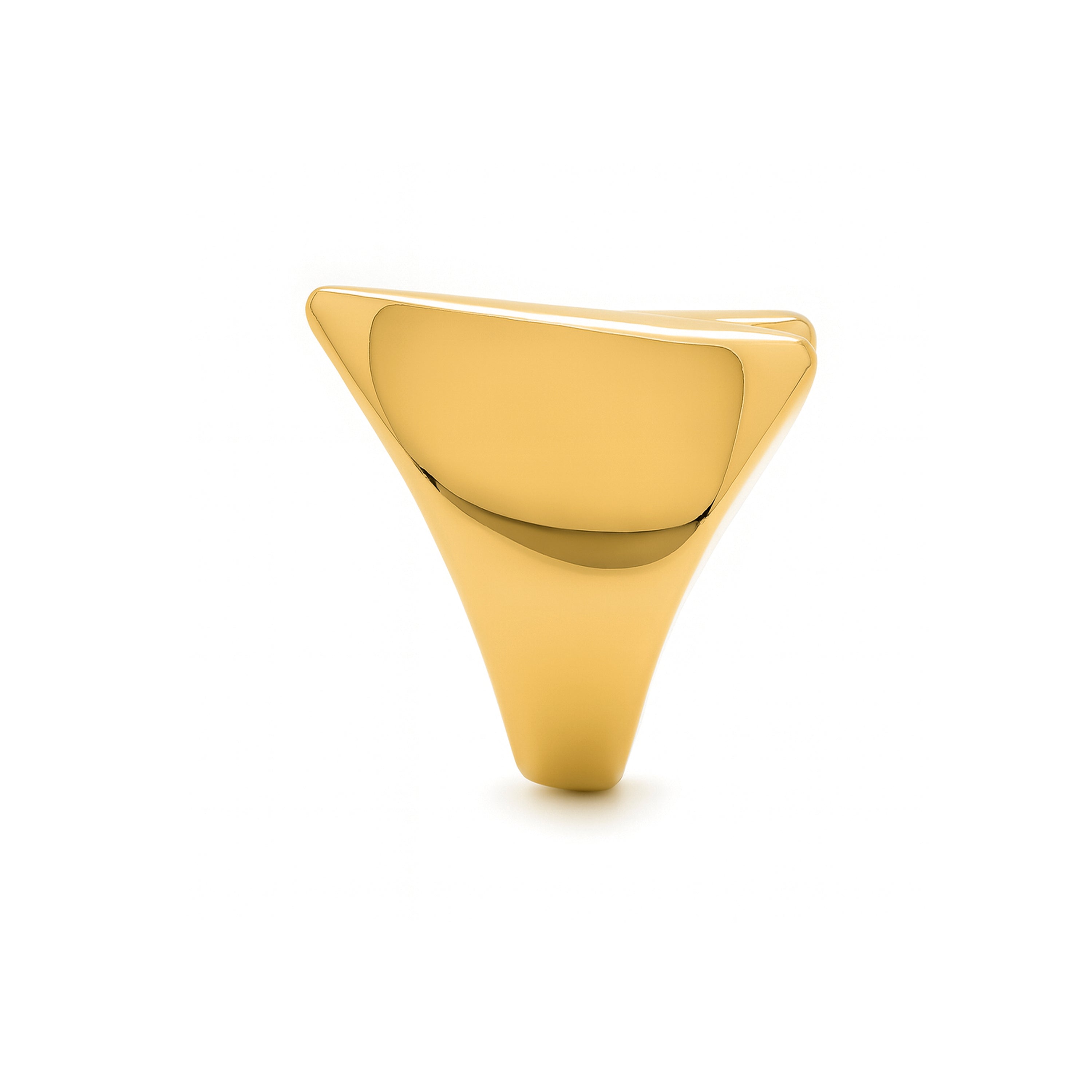 Anel acabado em ouro amarelo de 18k - Yaslah