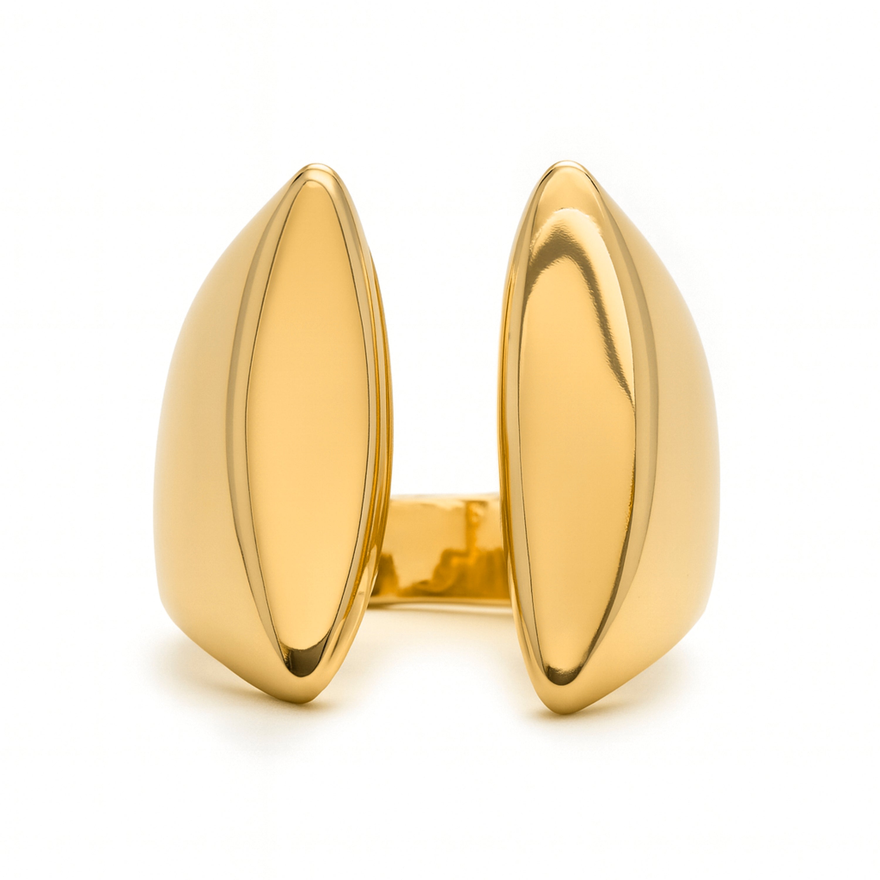 Anel acabado em ouro amarelo de 18k - Yaslah