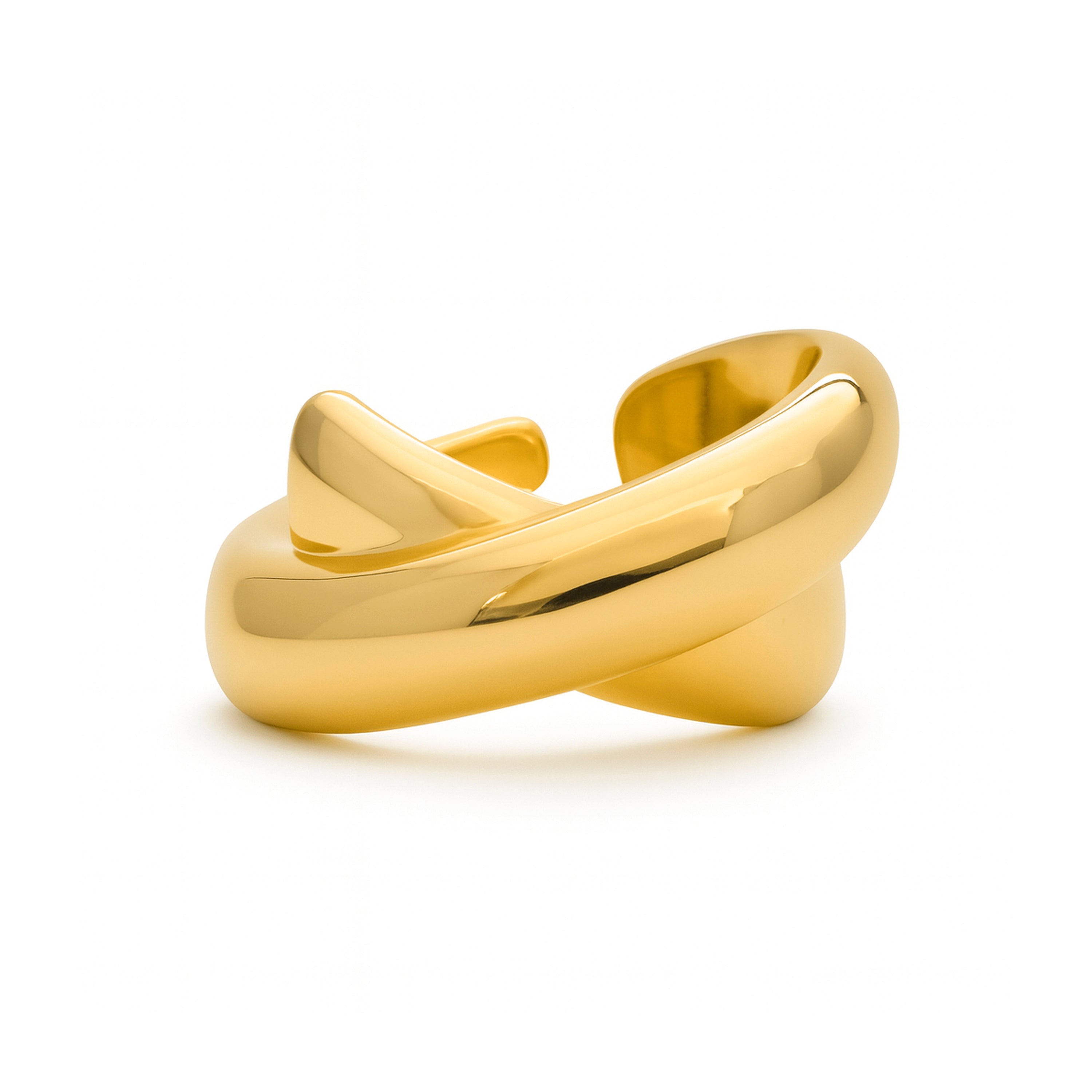 Anillo acabado en oro amarillo de 18k - Nacui